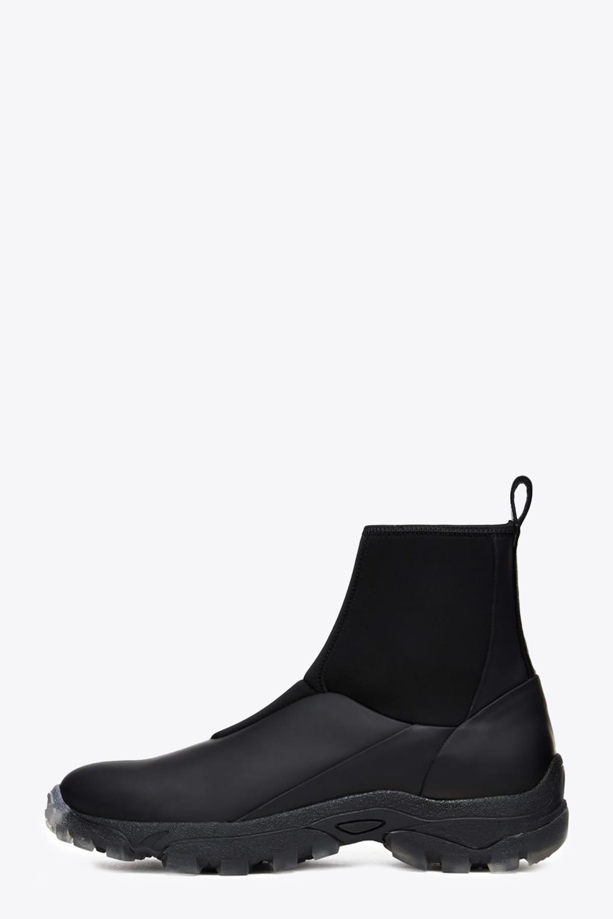 A-COLD-WALL Nc.2 High Black leather ankle boot with logo