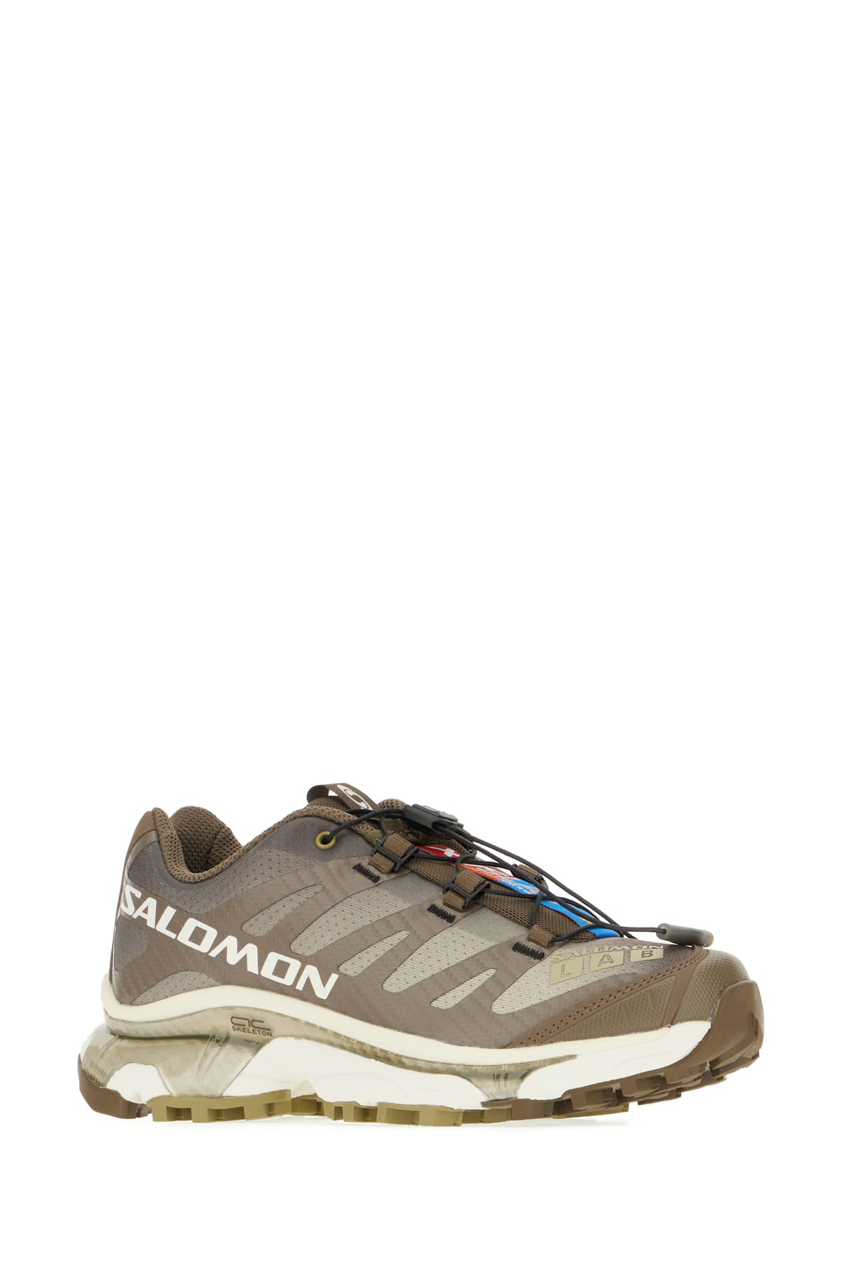 Shop Salomon Multicolor Fabric Xt-4 Og Sneakers In Yellow