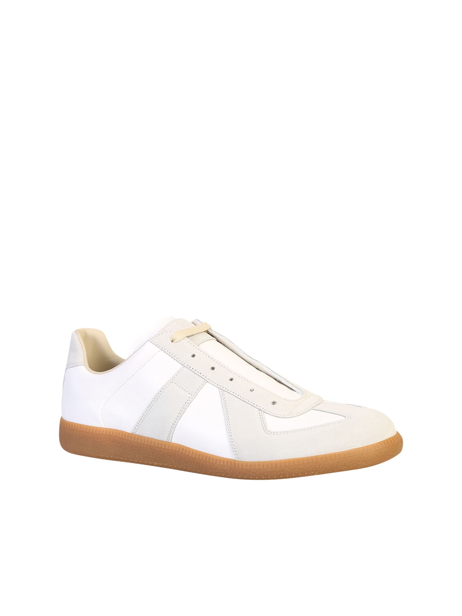 Shop Maison Margiela Replica Sneakers White