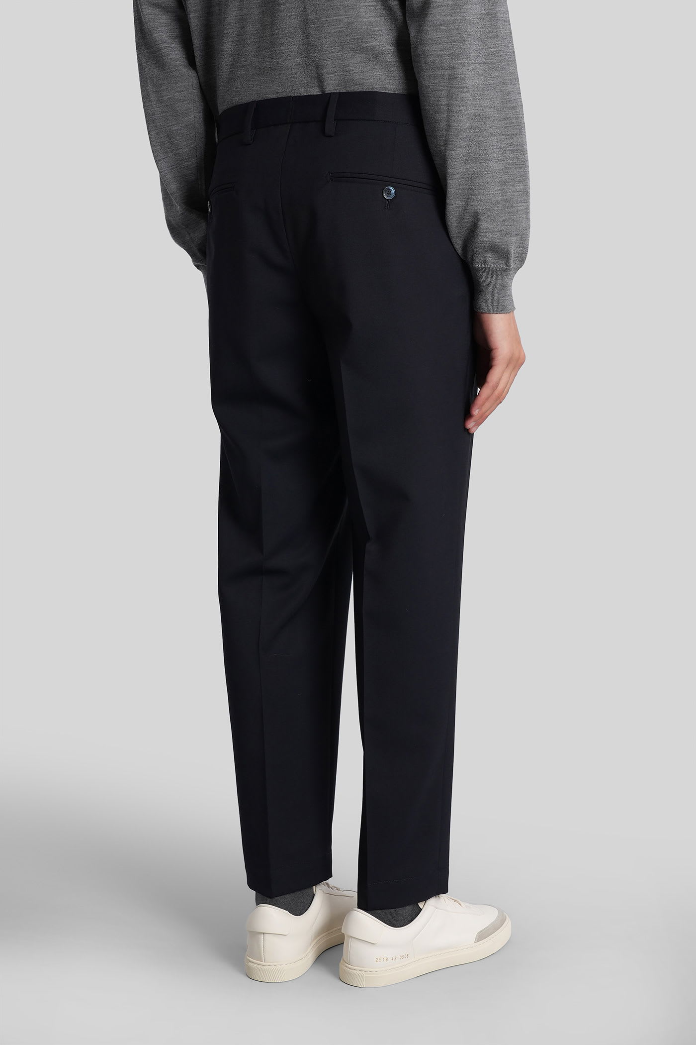 Briglia 1949 Portobellos Cotone Tecnico Trousers In Black