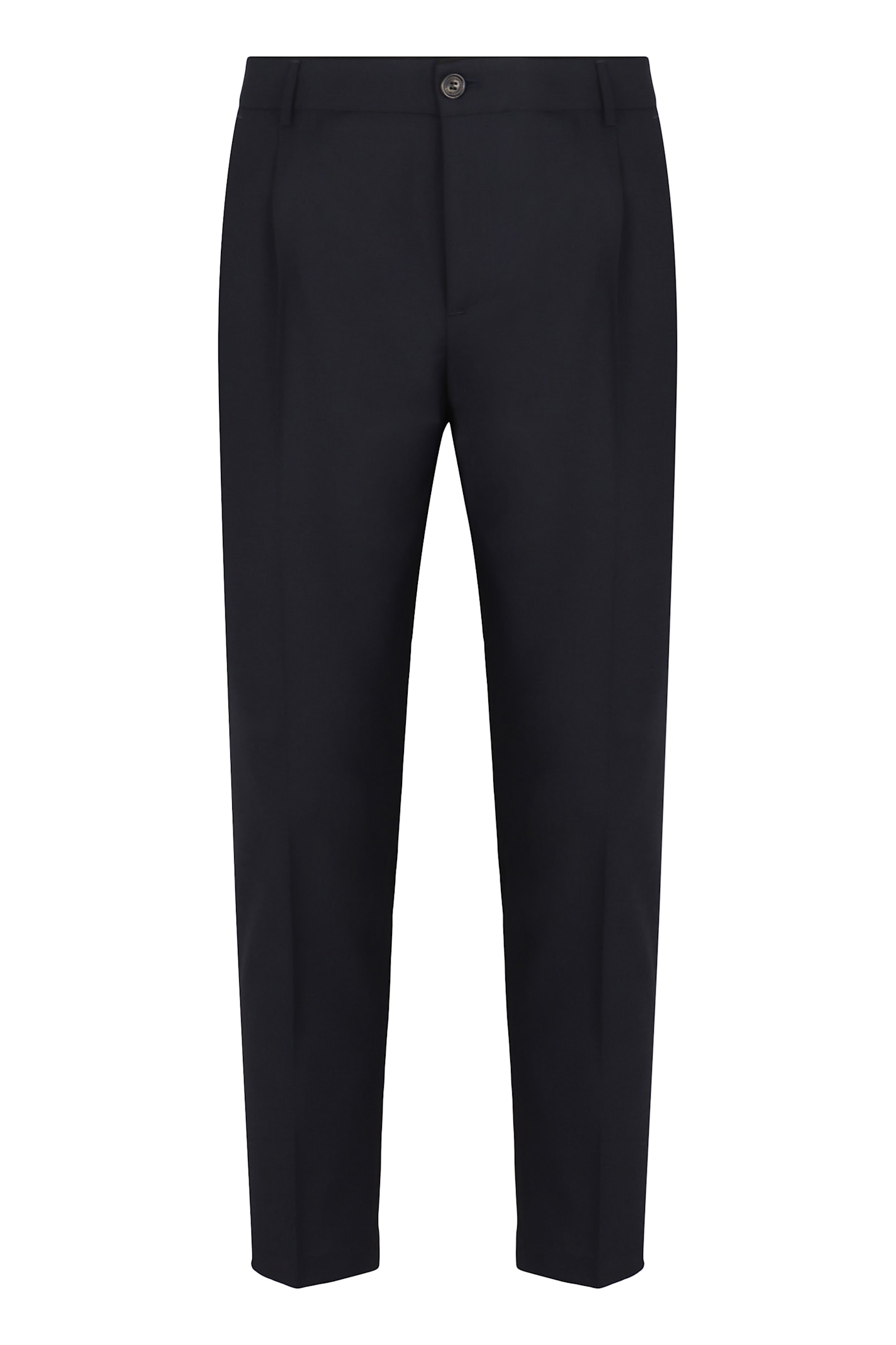 Department Five Department 5 Pants In Mixed Wool In Black