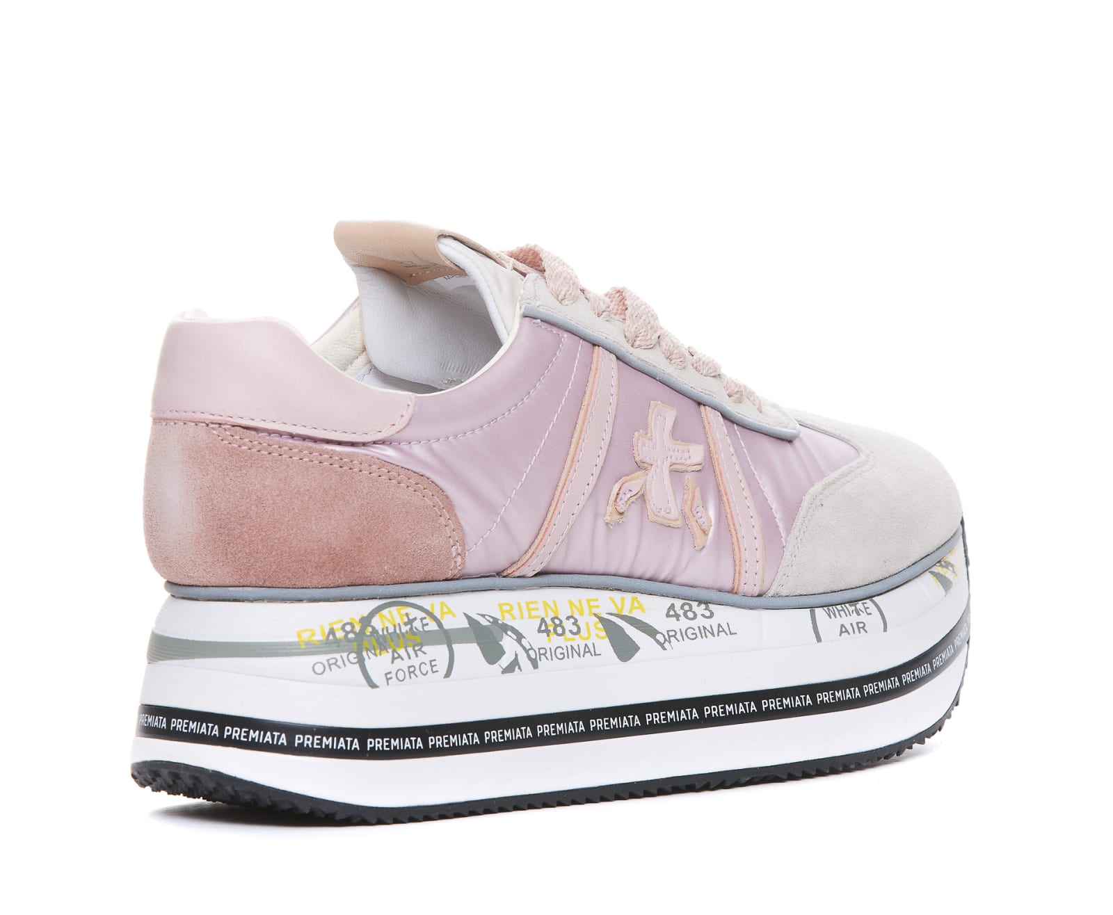 Shop Premiata Beth Sneakers In Pink