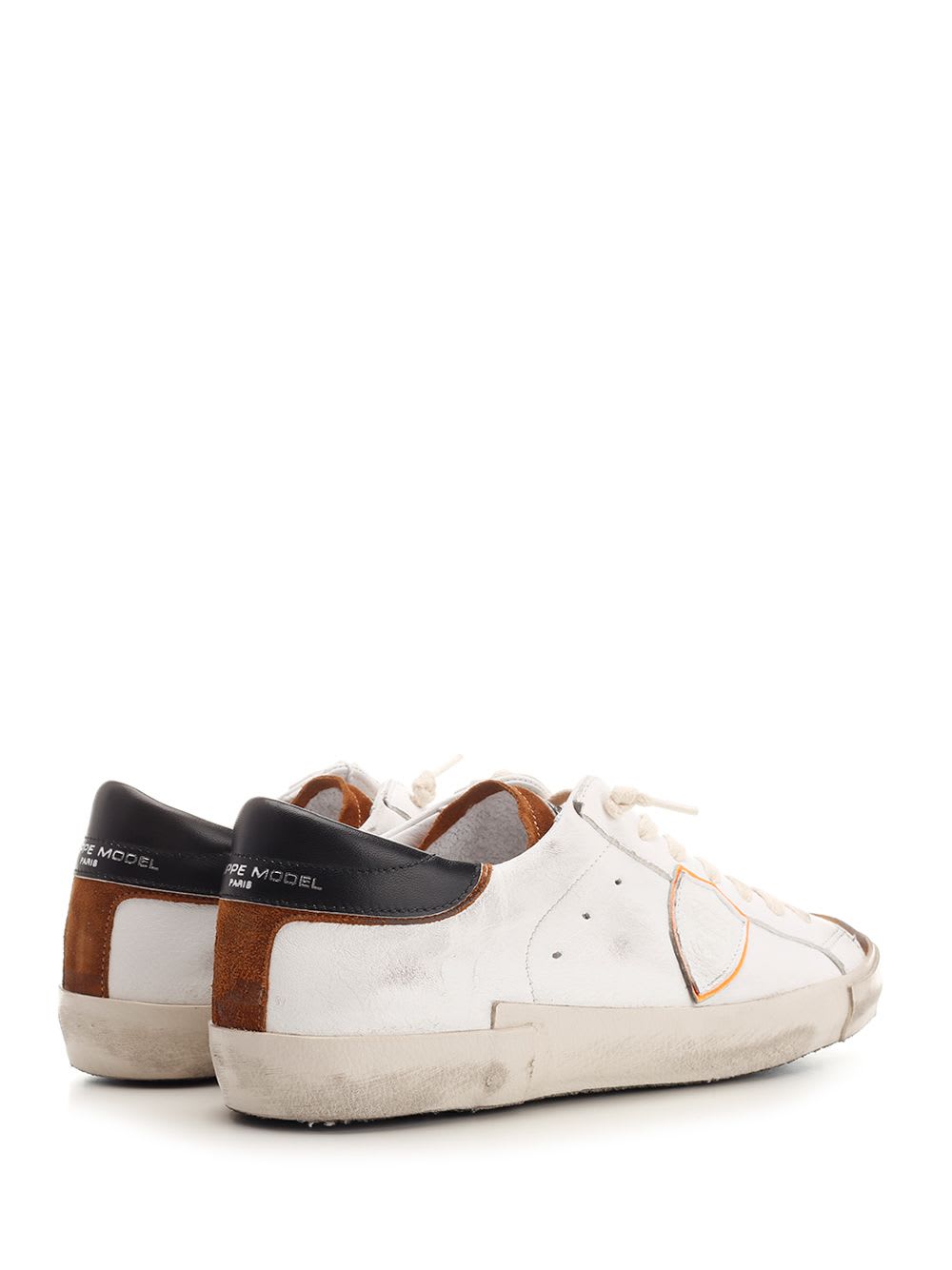 Shop Philippe Model Paris Sneakers In White