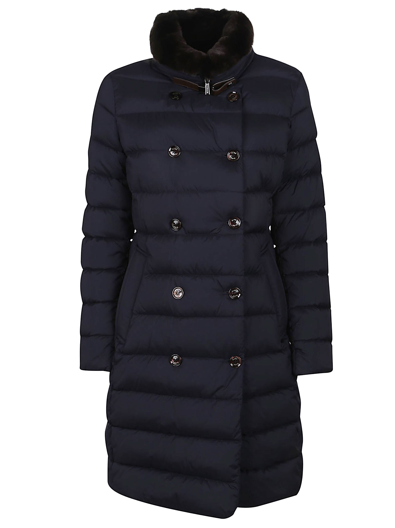 Moorer Logan-s3 Down Coat In Blue