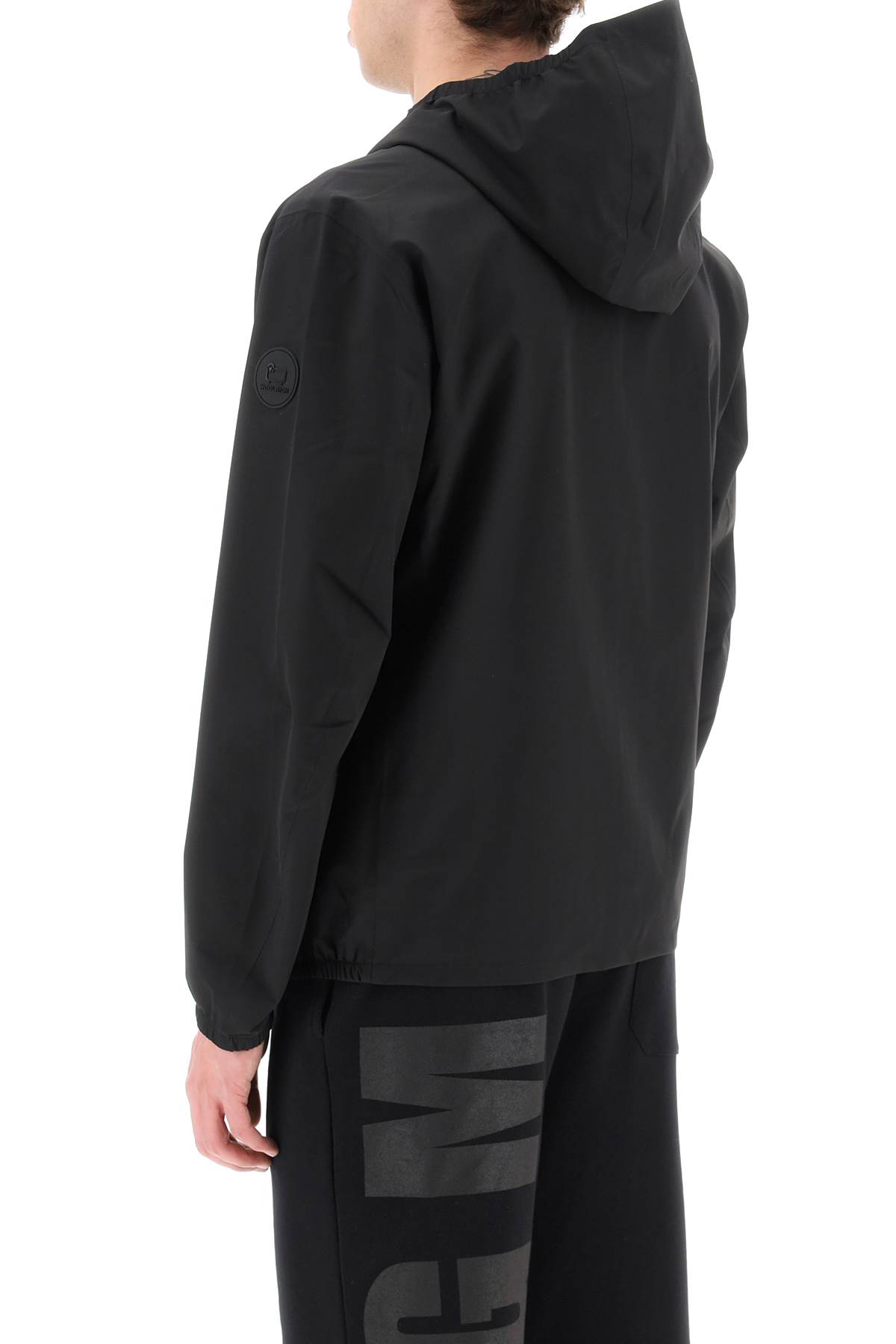 Shop Woolrich Pacific Waterproof Jacket In Black
