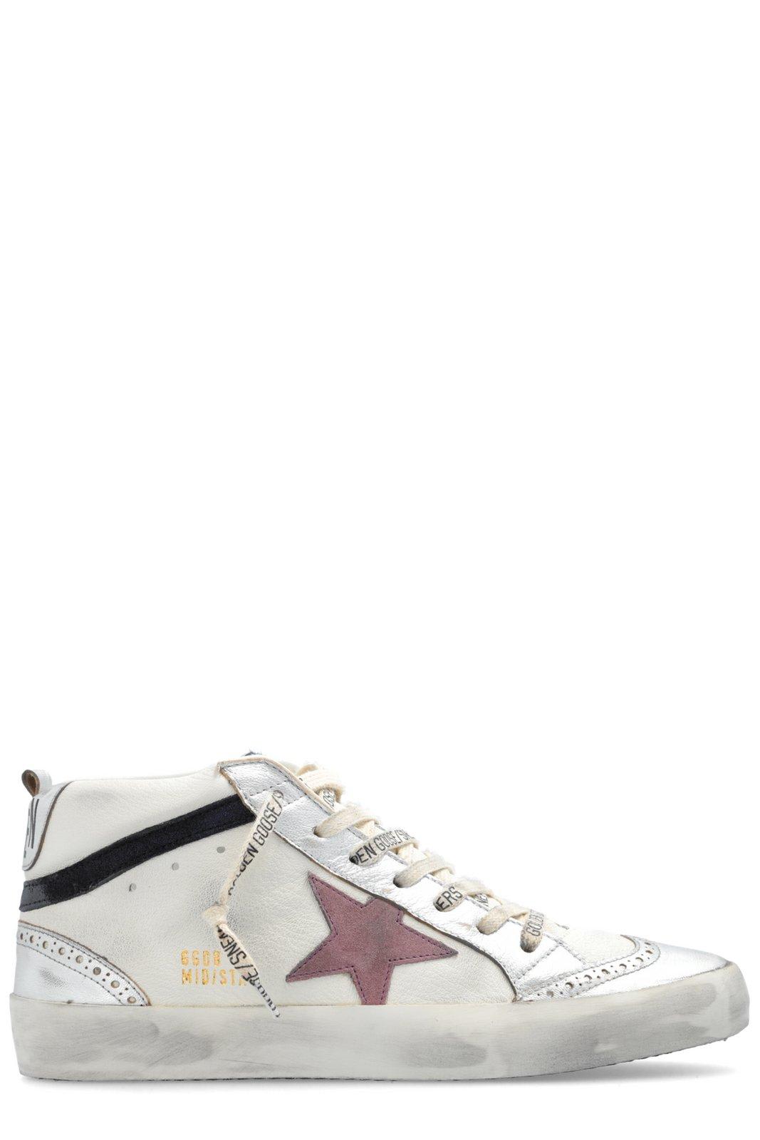 Star Patch High-top Sneakers