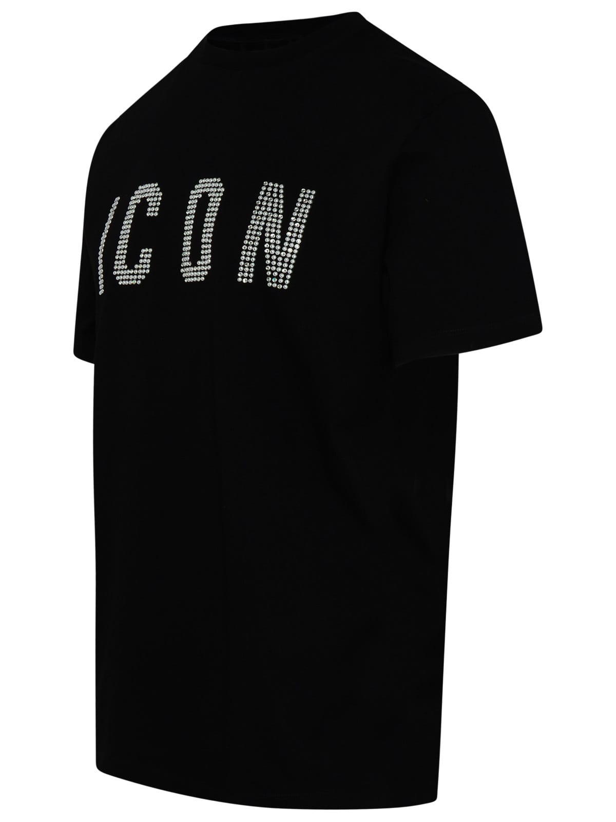 Shop Dsquared2 Black Cotton T-shirt In Nero