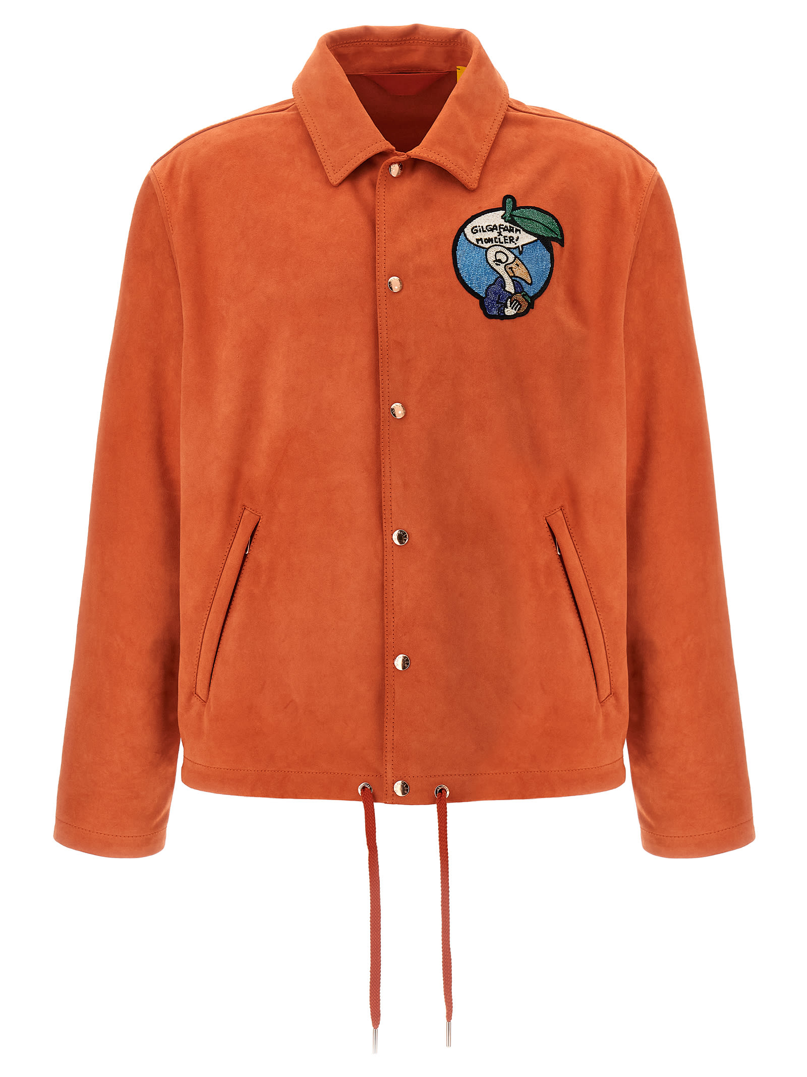 Moncler Genius Moncler X Gilgafarm Navel Jacket By Donaldglover In Orange