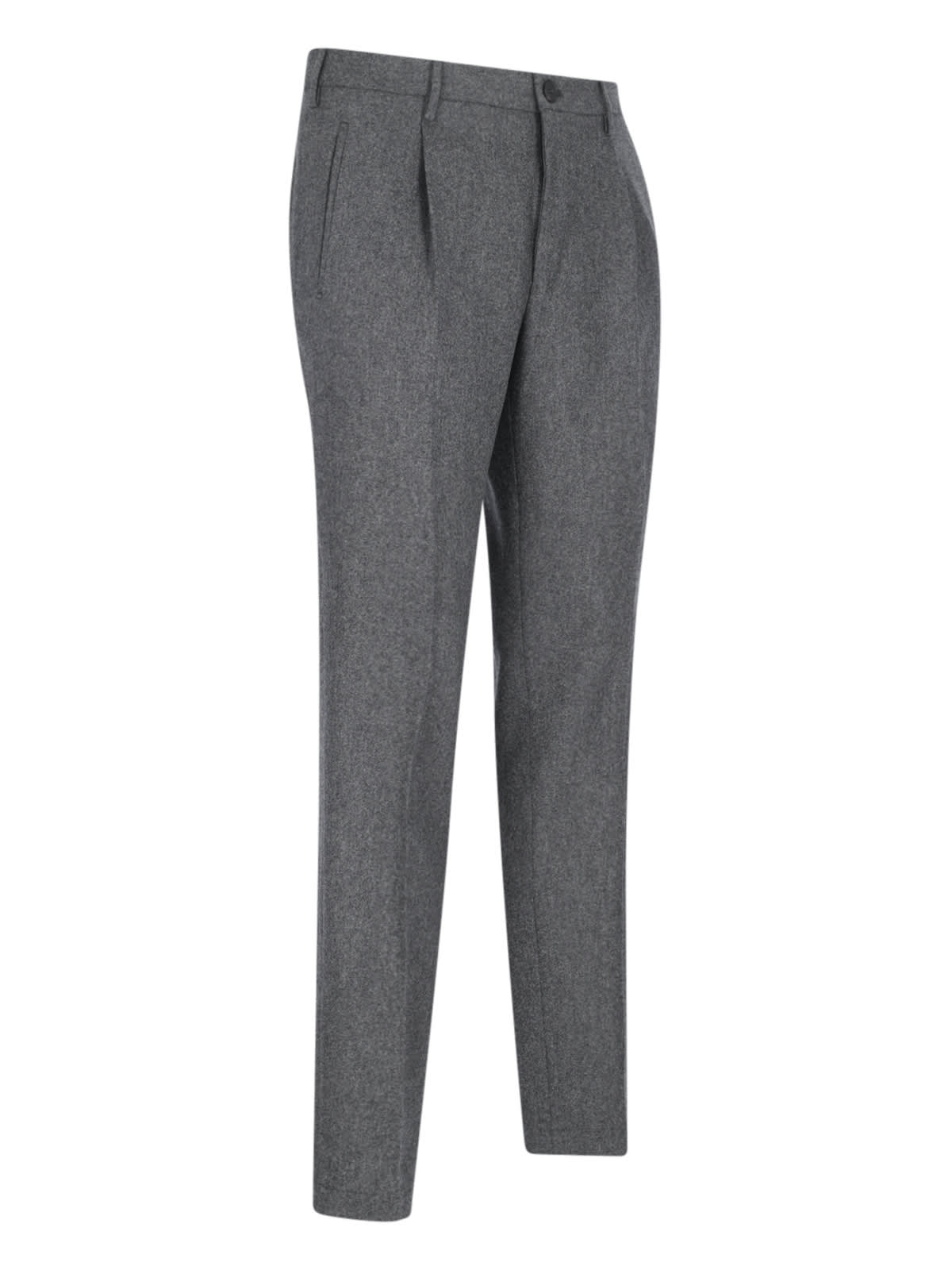 Shop Incotex Chinos In Gray