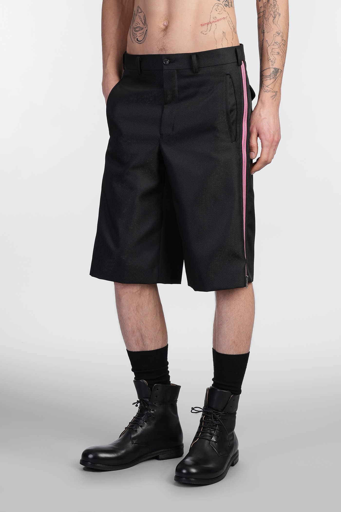 Shorts In Black Polyester
