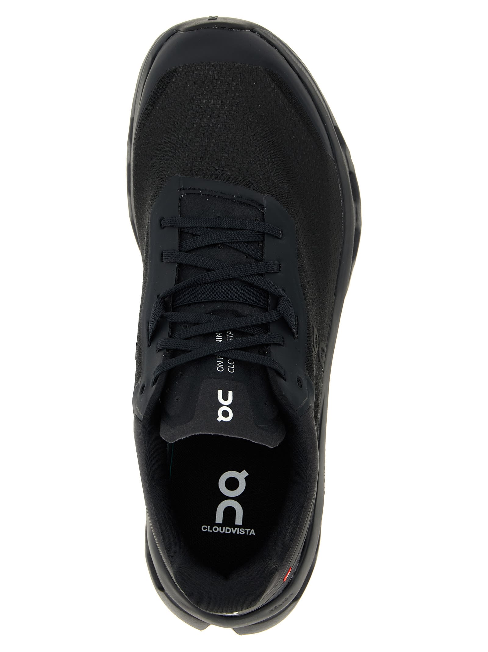 On Cloudvista 2 Rubber-trimmed Ripstop Sneakers In Black