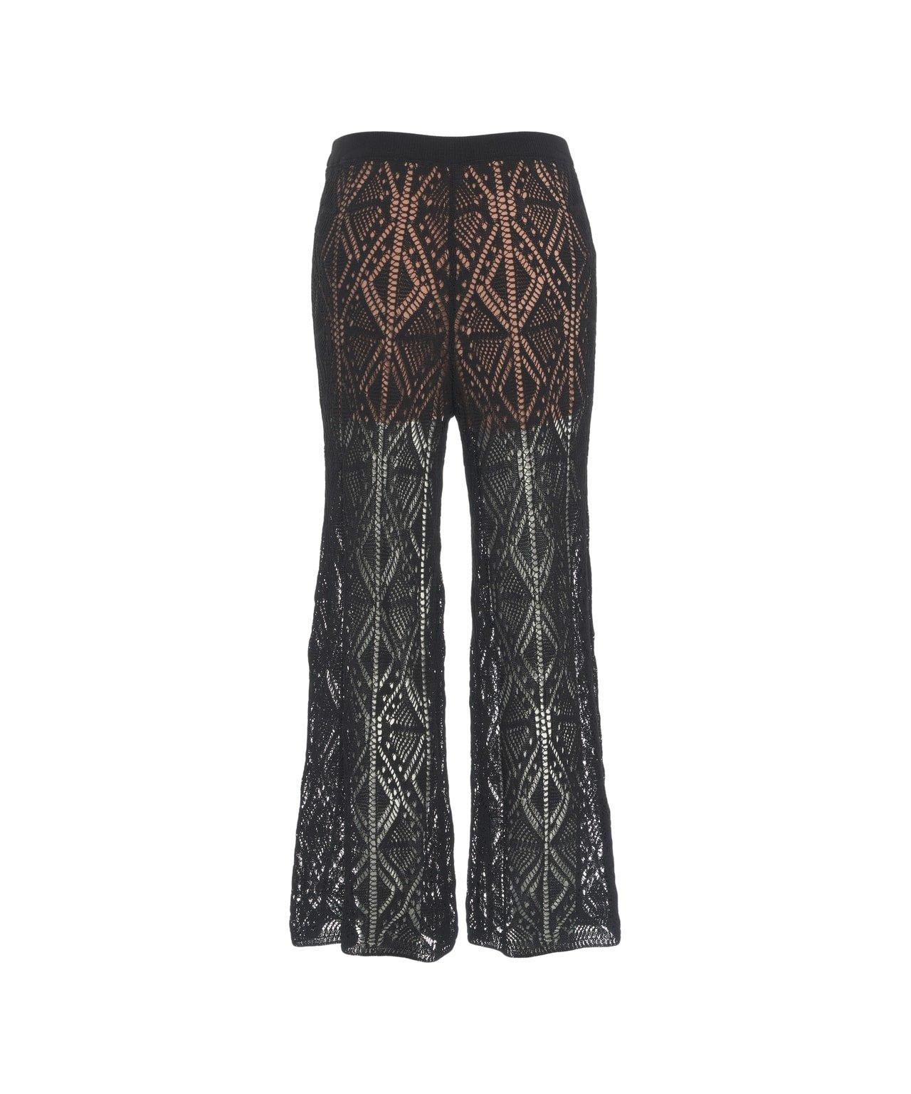 Shop Liu •jo Crochet Trousers Liu-jo