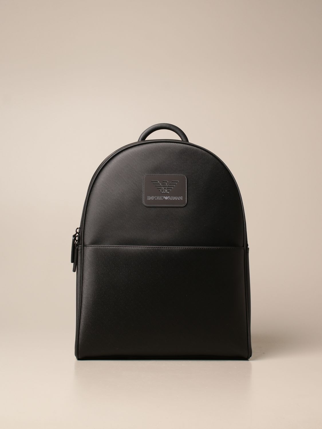 Emporio Armani Backpack Emporio Armani Backpack In Saffiano Synthetic Leather