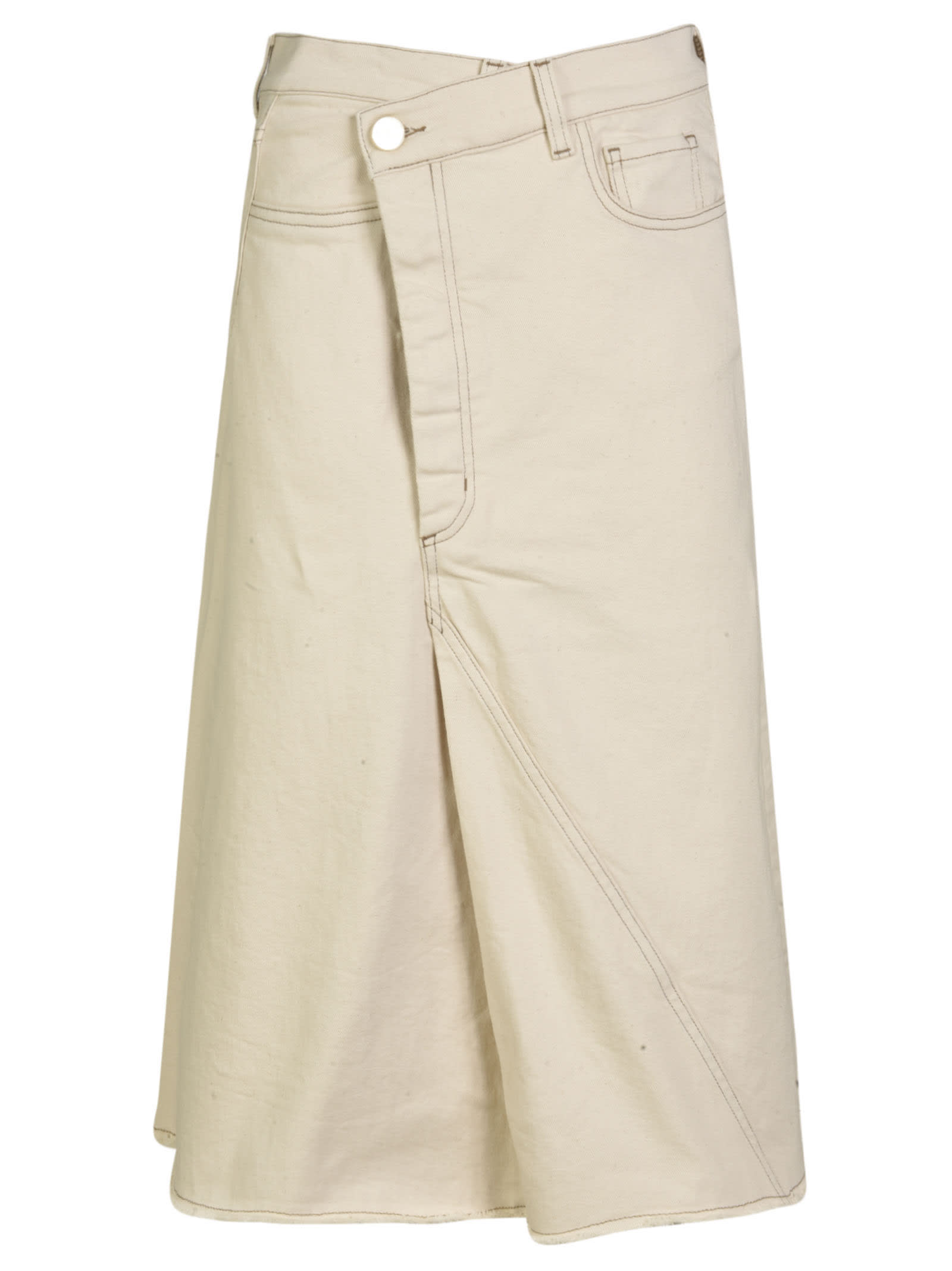 Erika Cavallini Mid-Length Buttoned Skirt