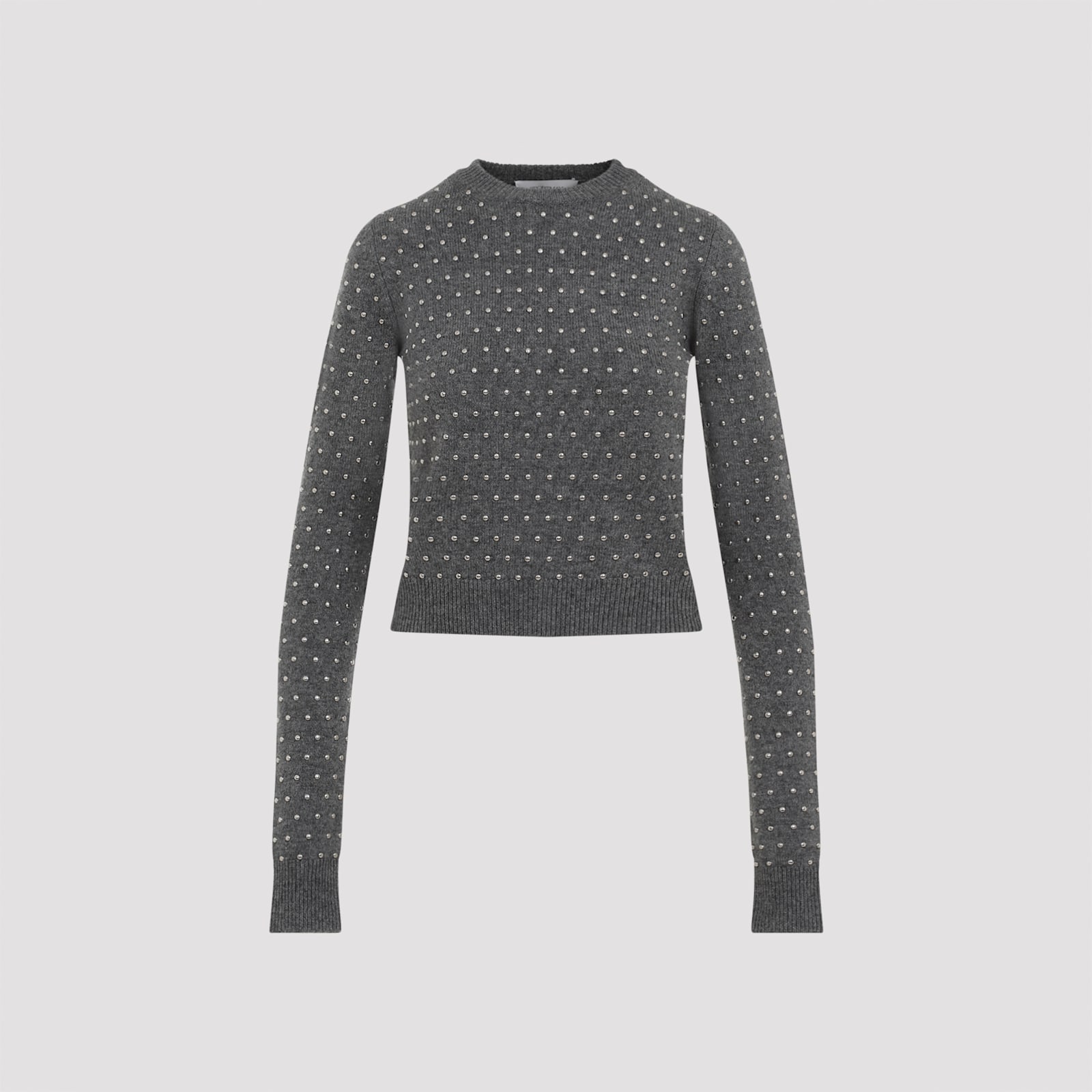 Shop Sportmax Sierra Studded Pullover In Antracite