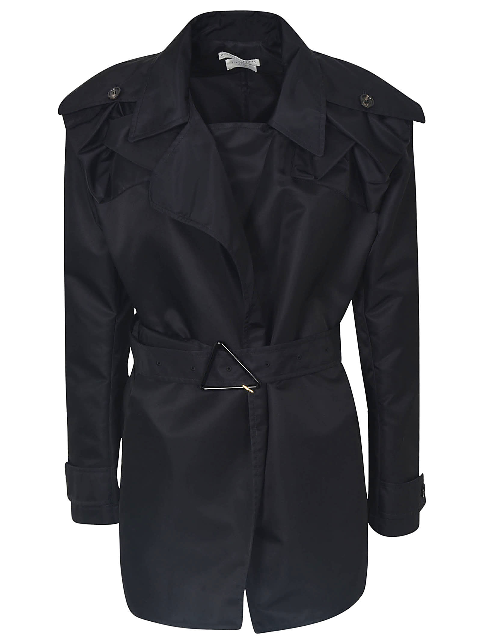 Bottega Veneta Nylon Gabardine Jacket In Black