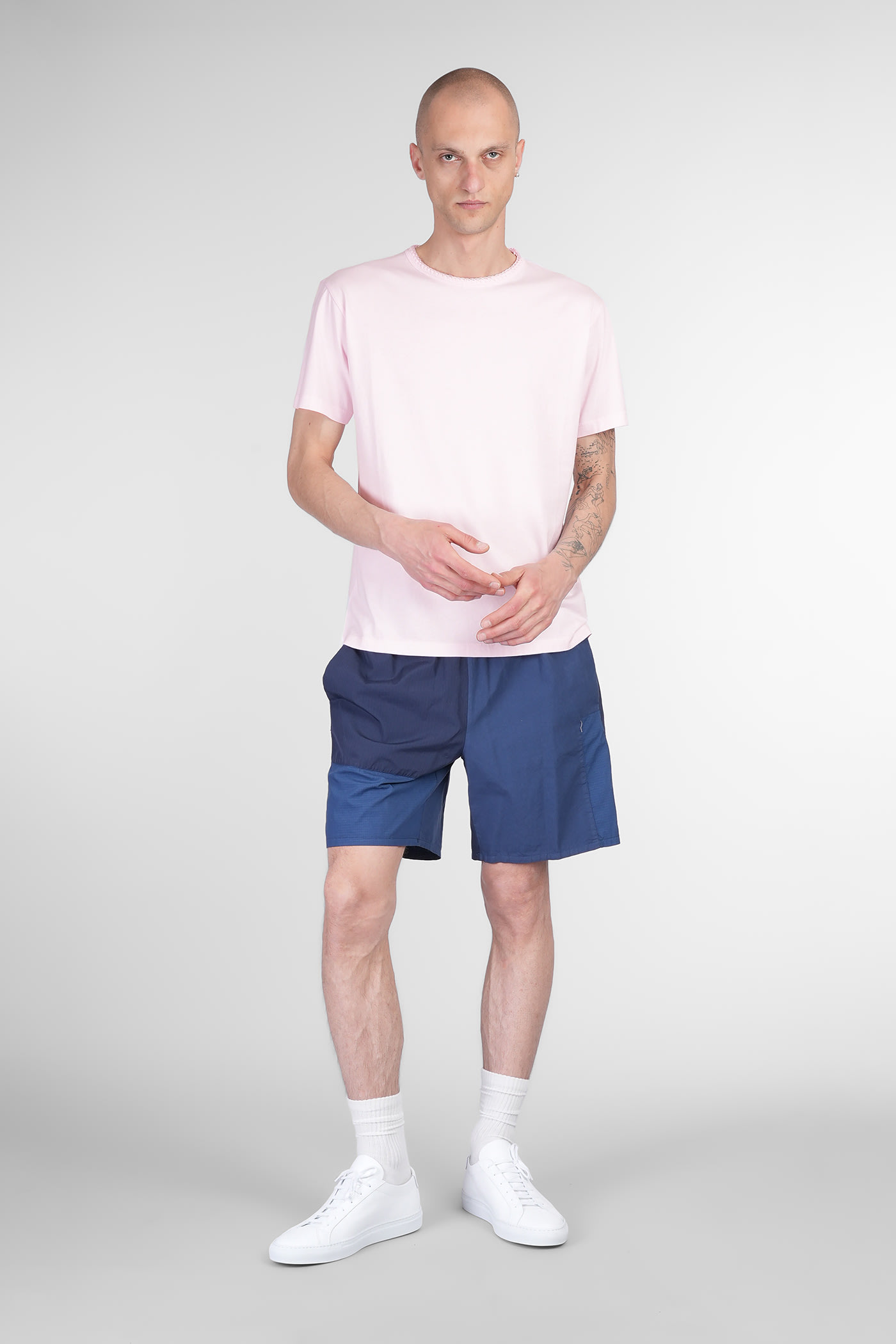 Mauro Grifoni Shorts In Blue Cotton