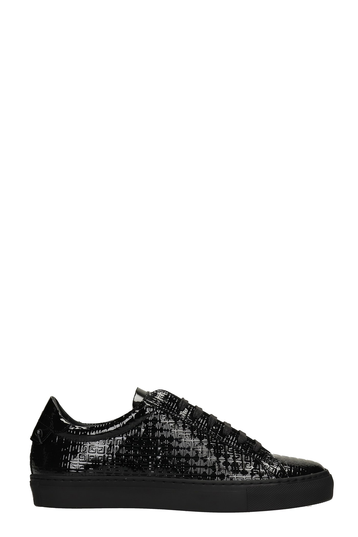 Givenchy Urban Street Sneakers In Black Patent Leather