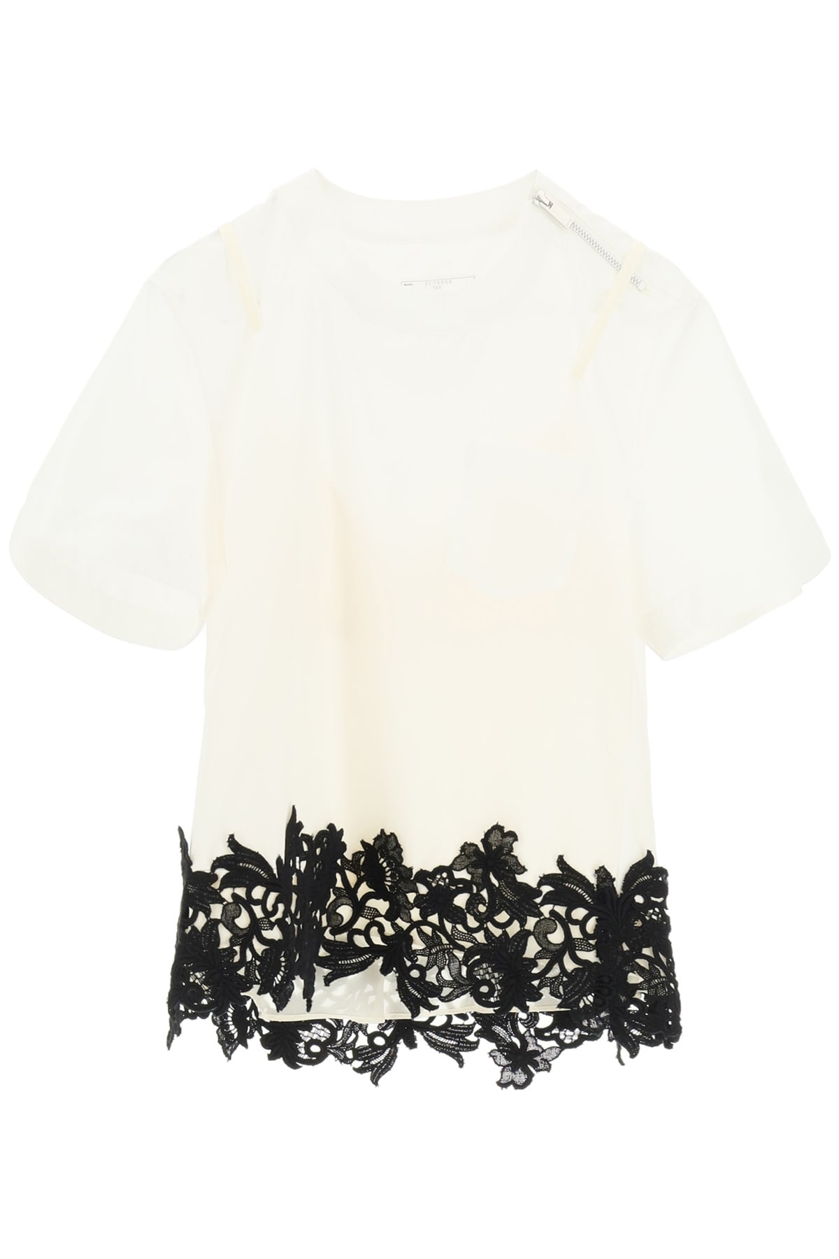 Sacai Blouse With Lace Border