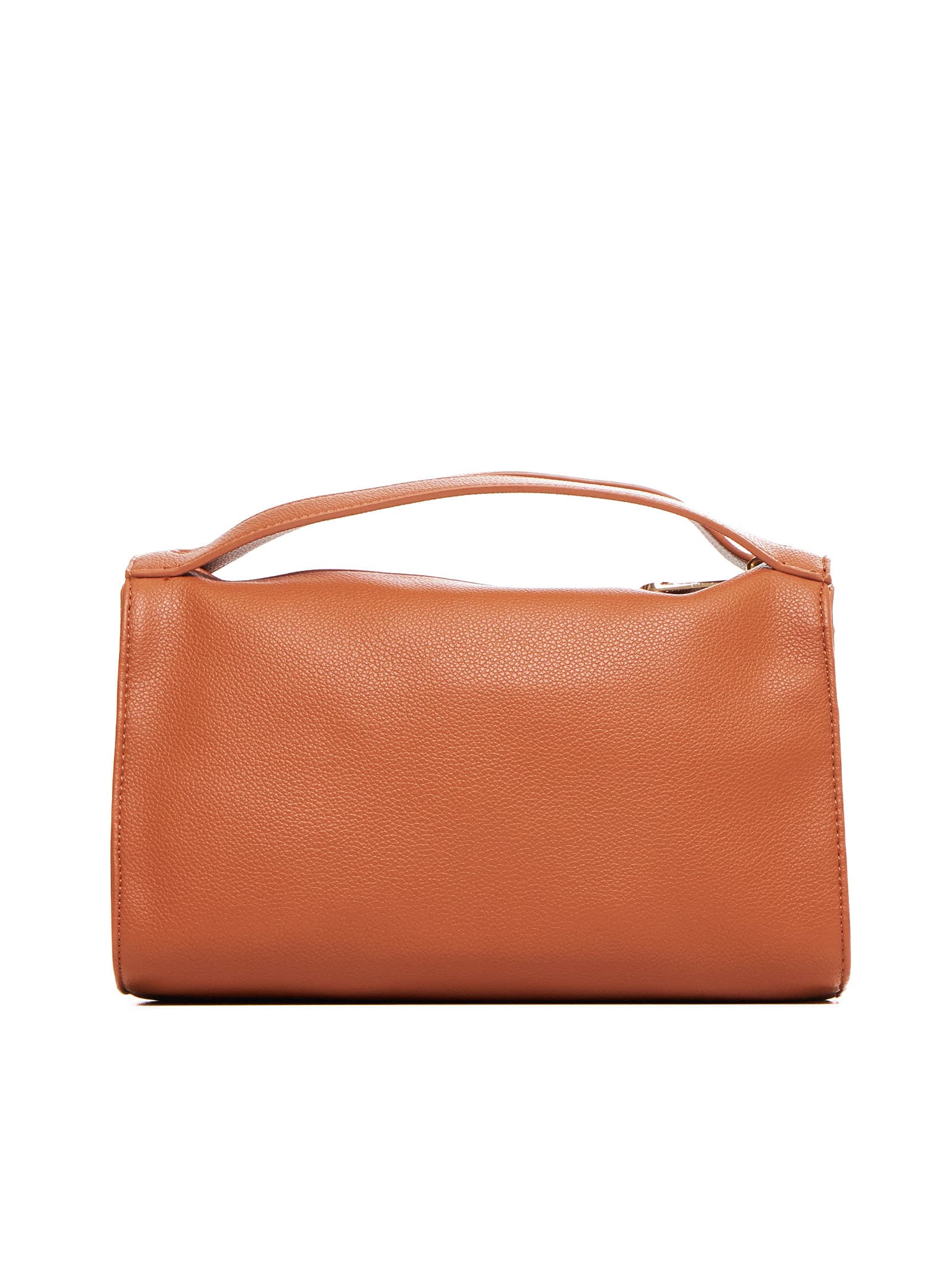 Shop V73 Tote In Leather Brown