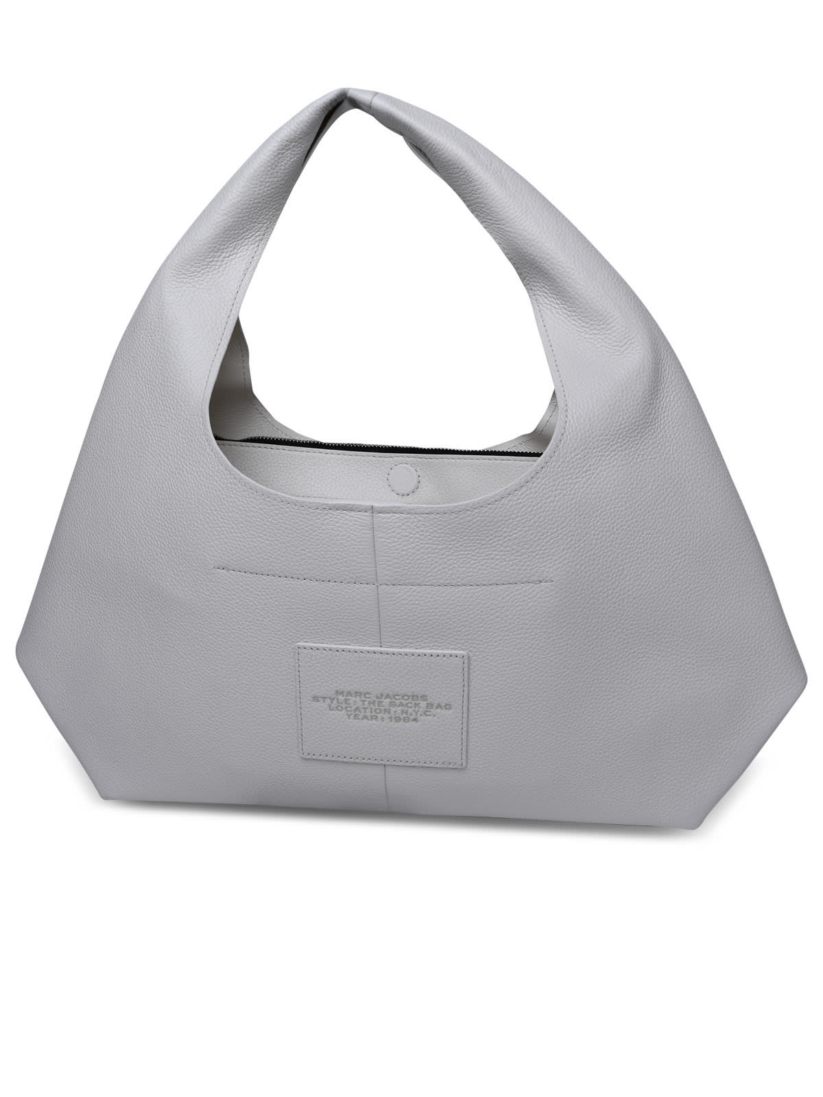 Marc Jacobs The Sack Bag Logo Debossed Shoulder Bag In White