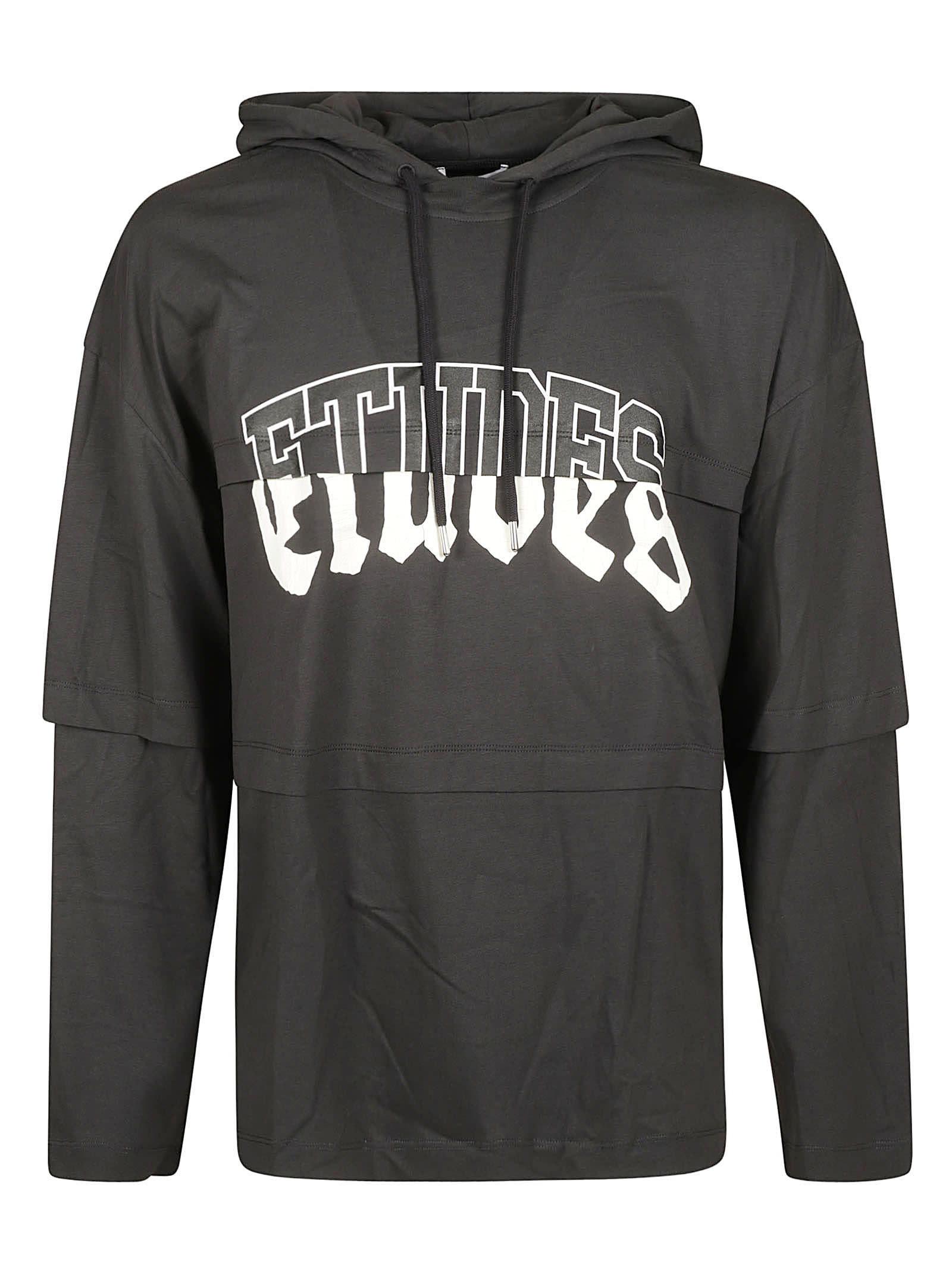 Shop Etudes Studio Long-sleeved T-shirt In Black