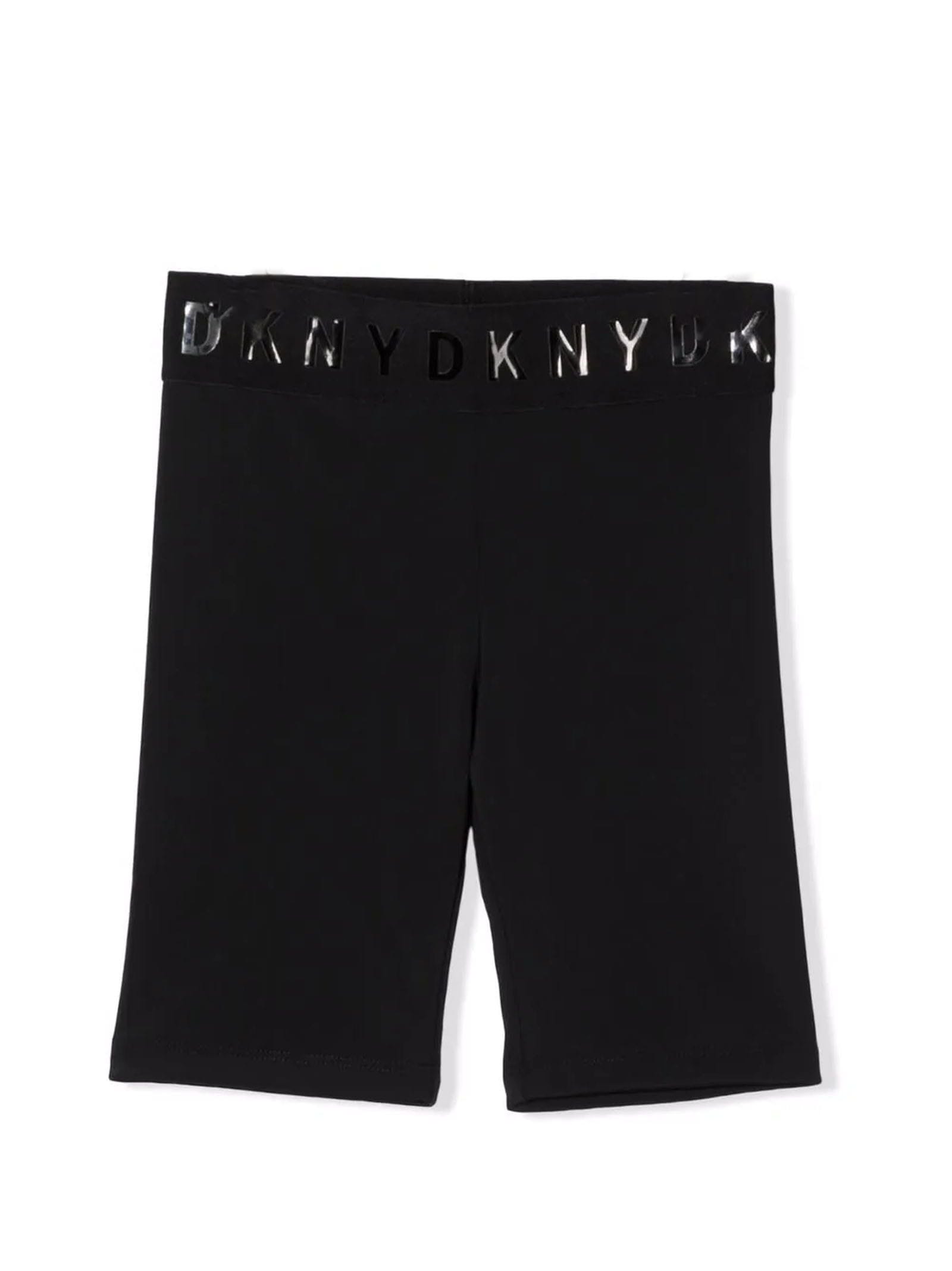 DKNY Black Polyamide Shorts