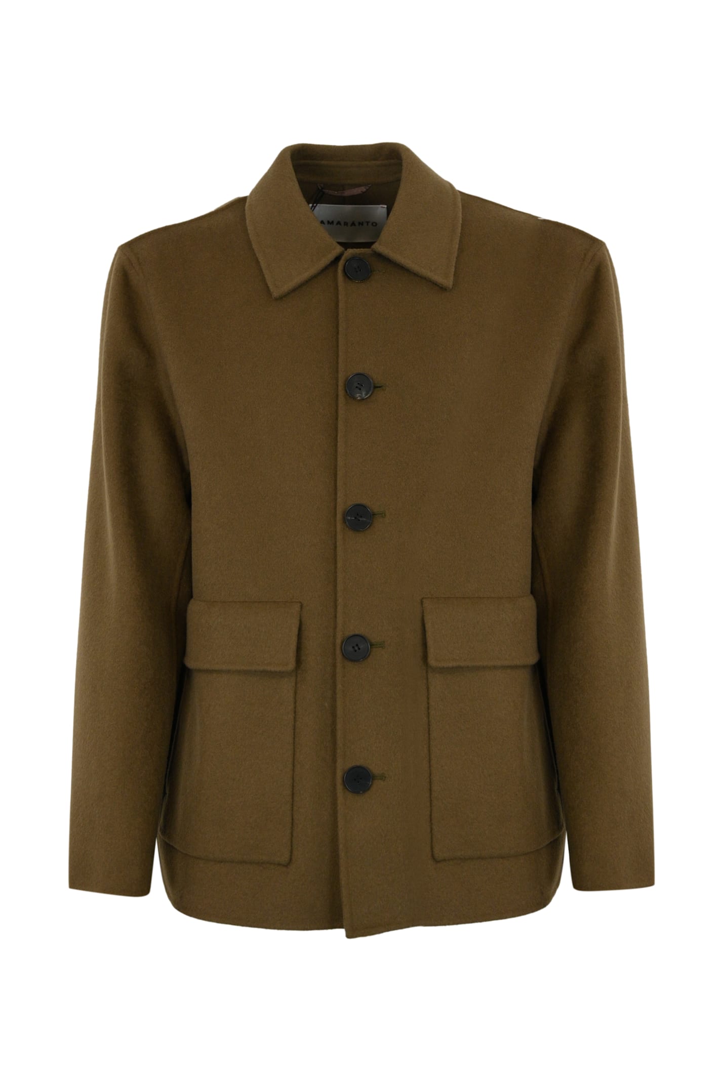 Wool Blend Shirt Jacket