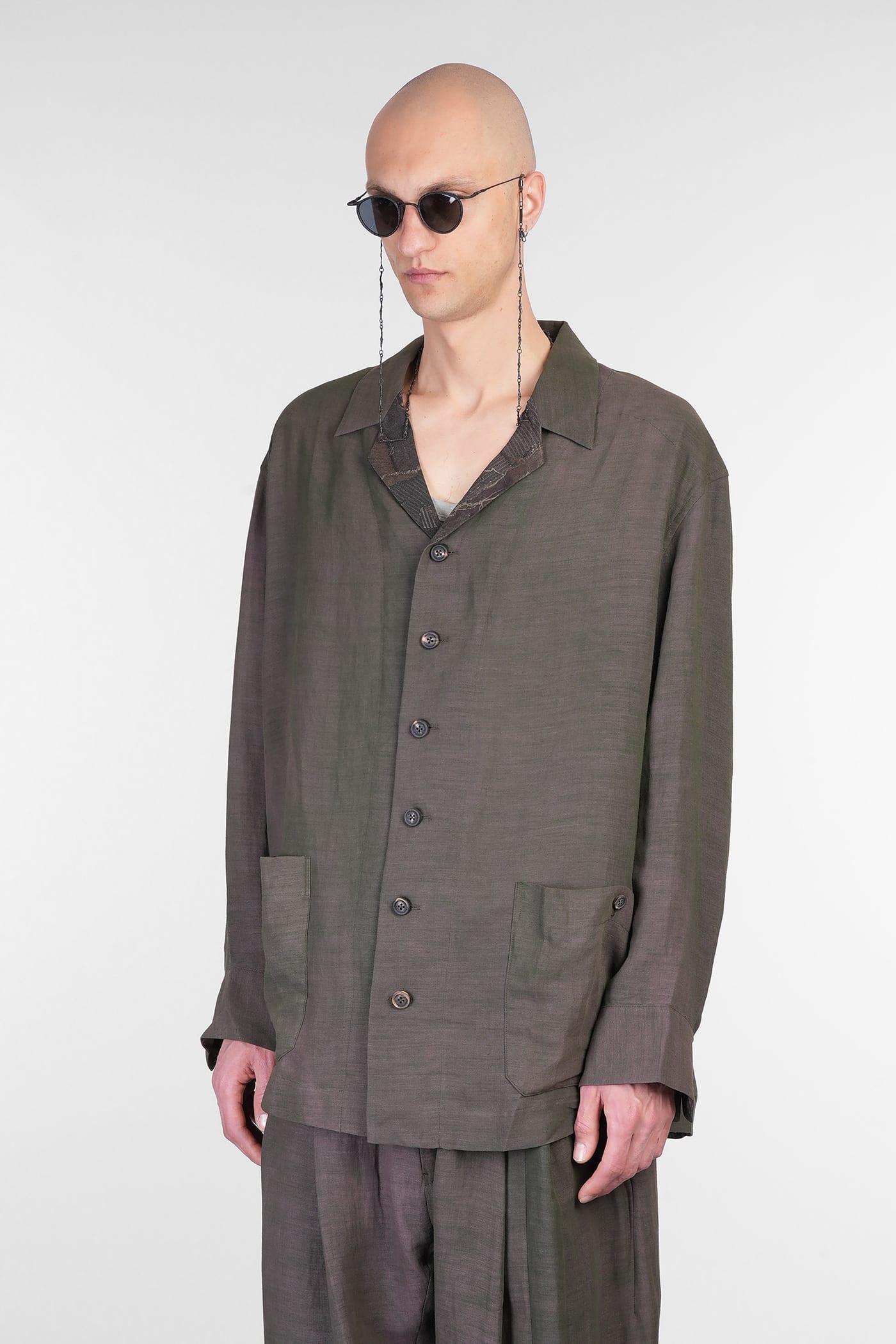 Ziggy Chen Shirt In Multicolor Cotton