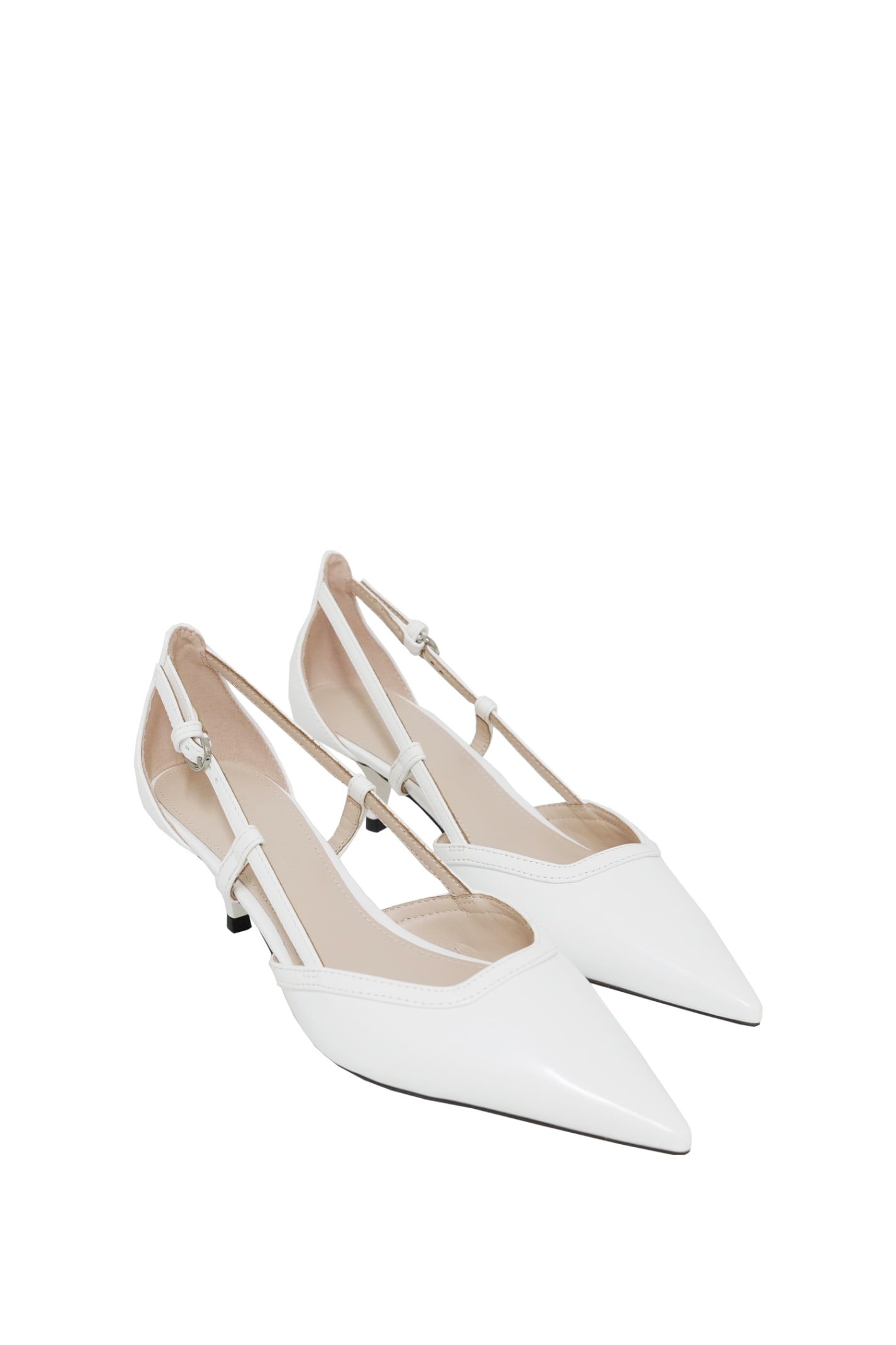 Shop Pinko Heeled Shoes In White