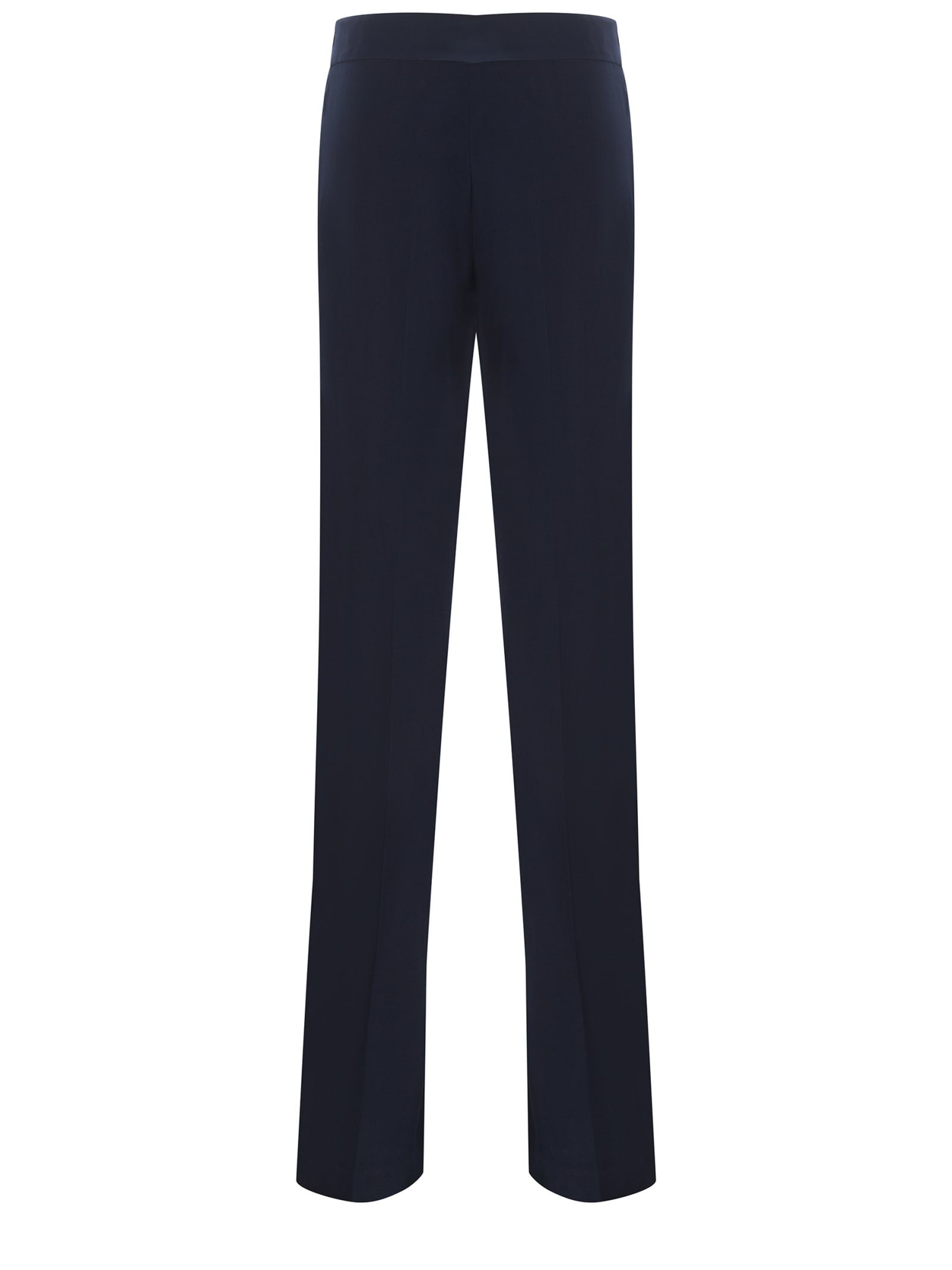 Shop Manuel Ritz Trousers  Made Of Fabric In Blue