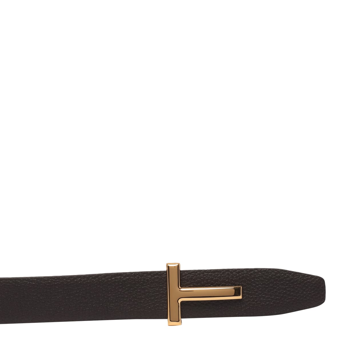 Shop Tom Ford T Icon Reversible Belt In Brown