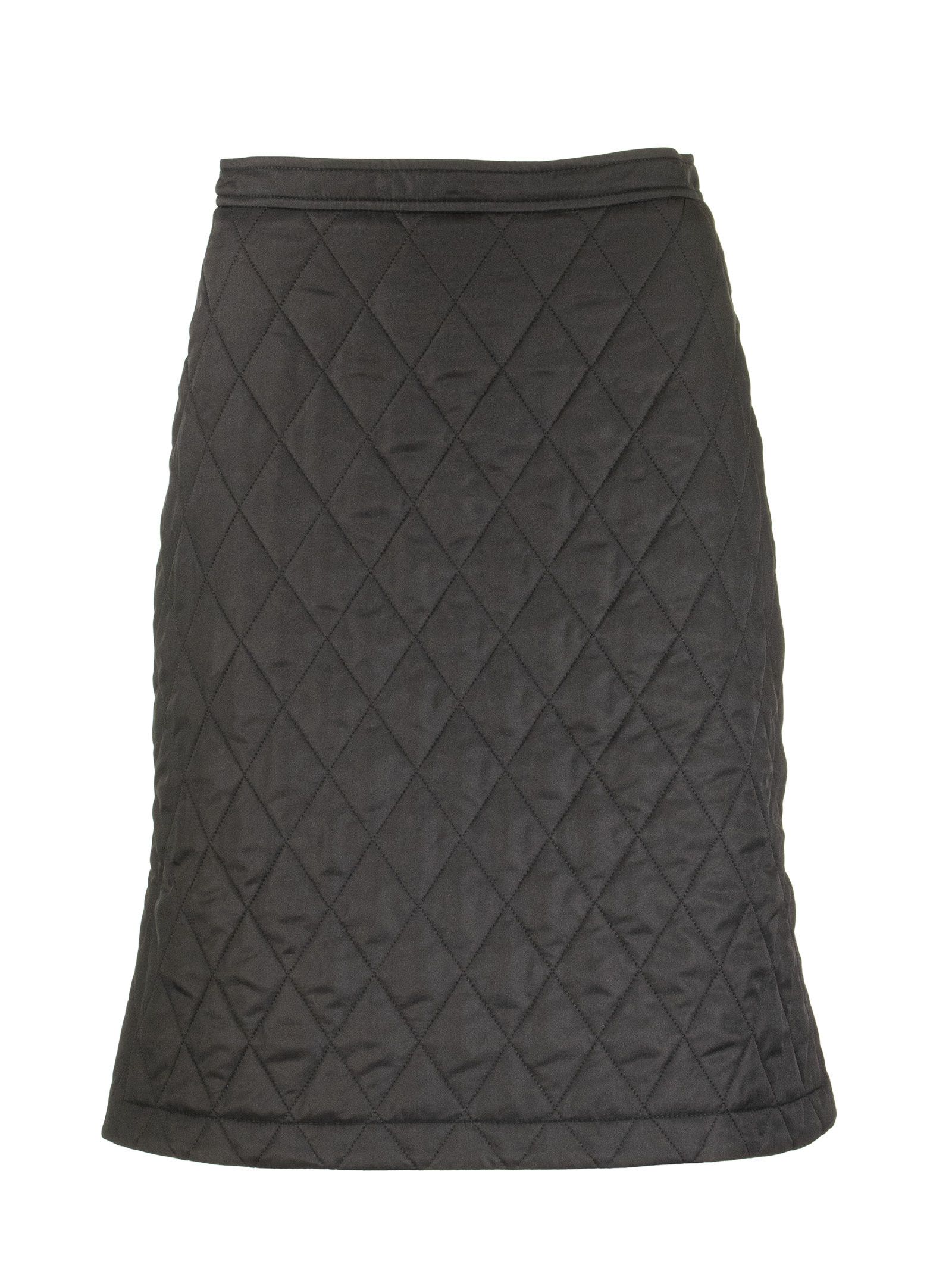 Burberry Gail - Diamond Quilted A-line Skirt