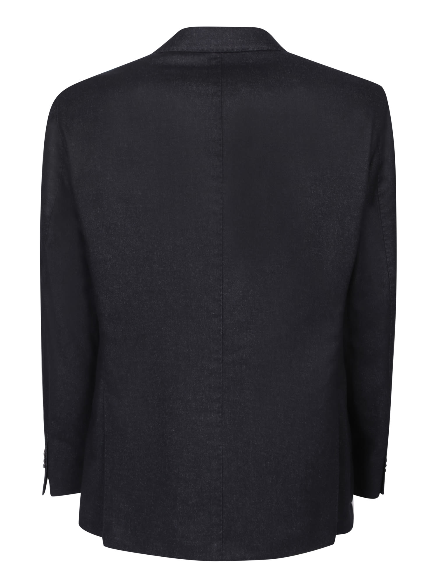 Shop Boglioli Double-breasted Black Jacket