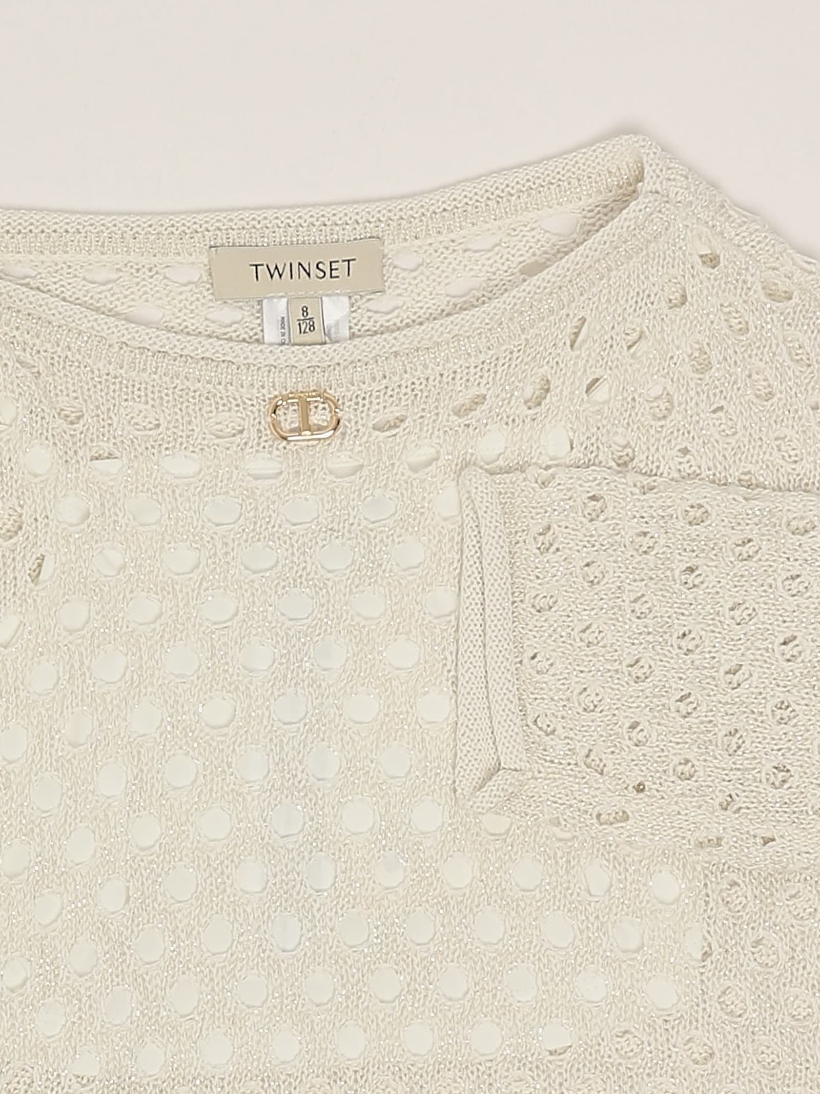 Twinset Sweater Sweater In White