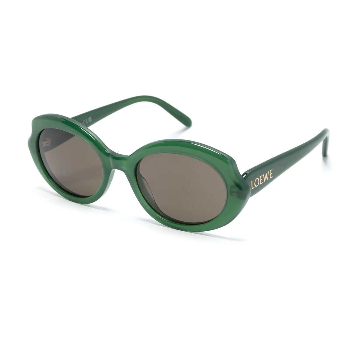Loewe Lw40147i Slim 96e Verde Lucido Lucido Sunglasses