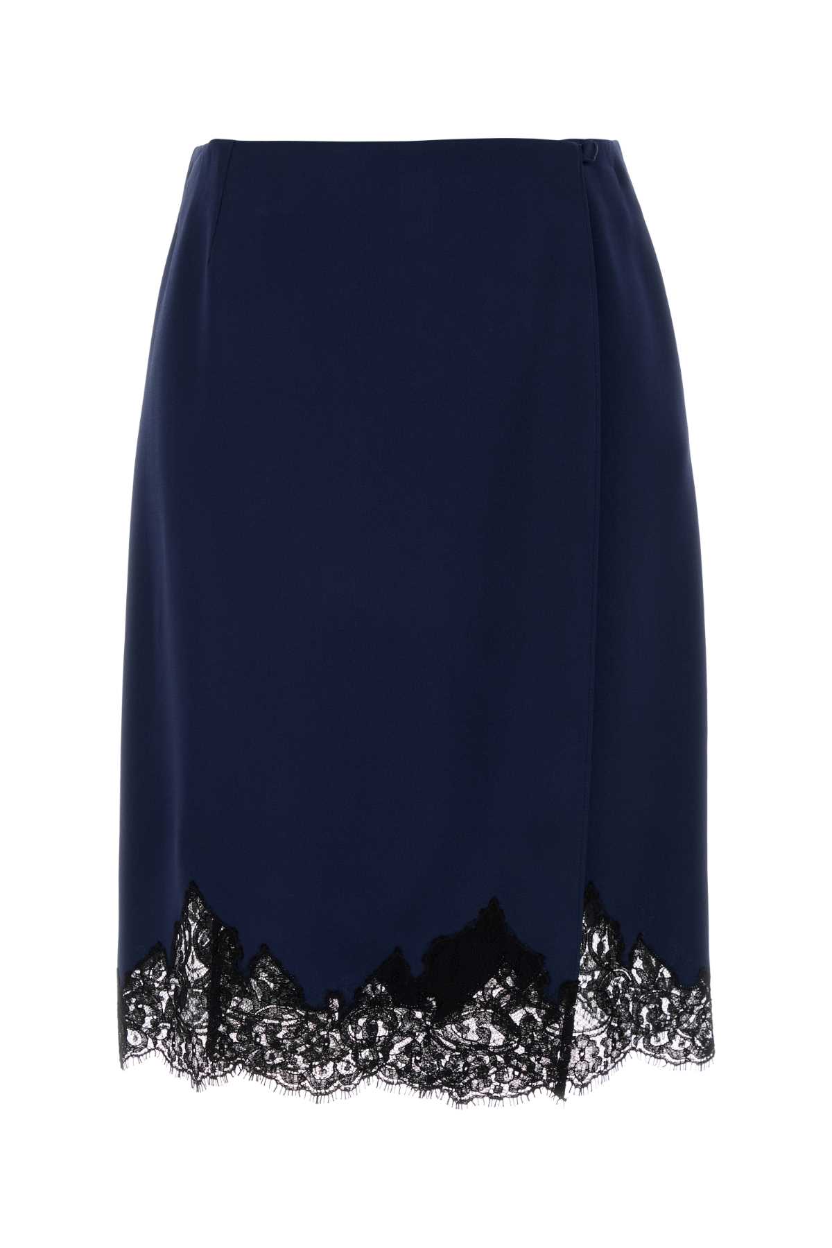 Stella McCartney Blue Satin Skirt Stella McCartney Blue Satin Skirt