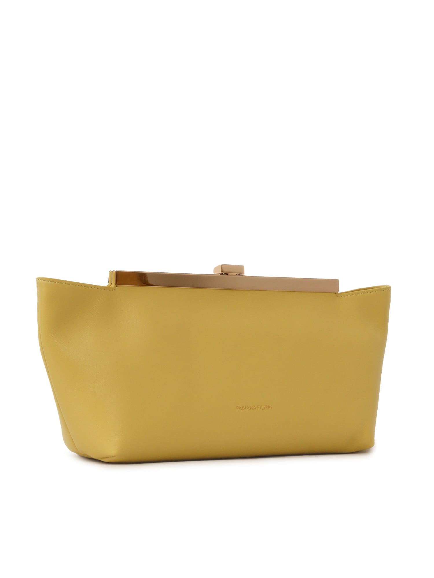 Fabiana Filippi Leather Pouch In Green