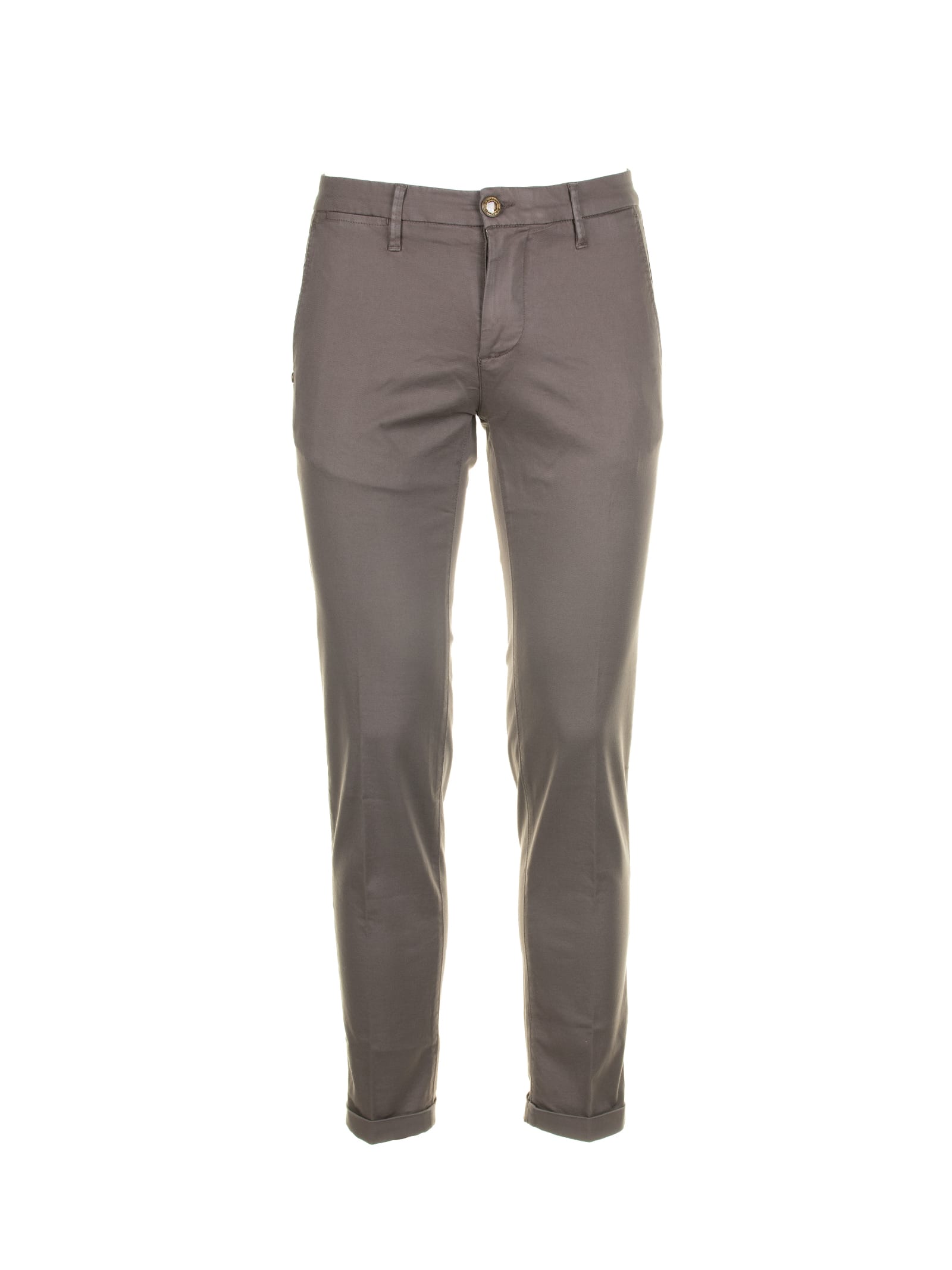 Shop Re-hash Brown Chino Pants In Marrone