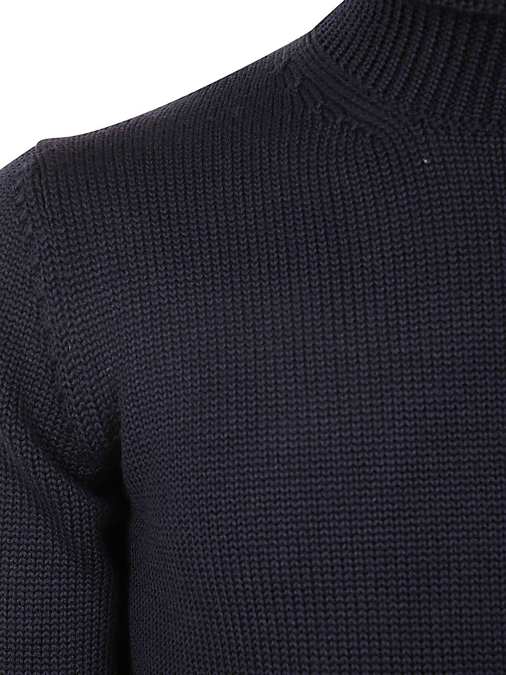 Shop Nuur Long Sleeves Turtle Neck In Navy