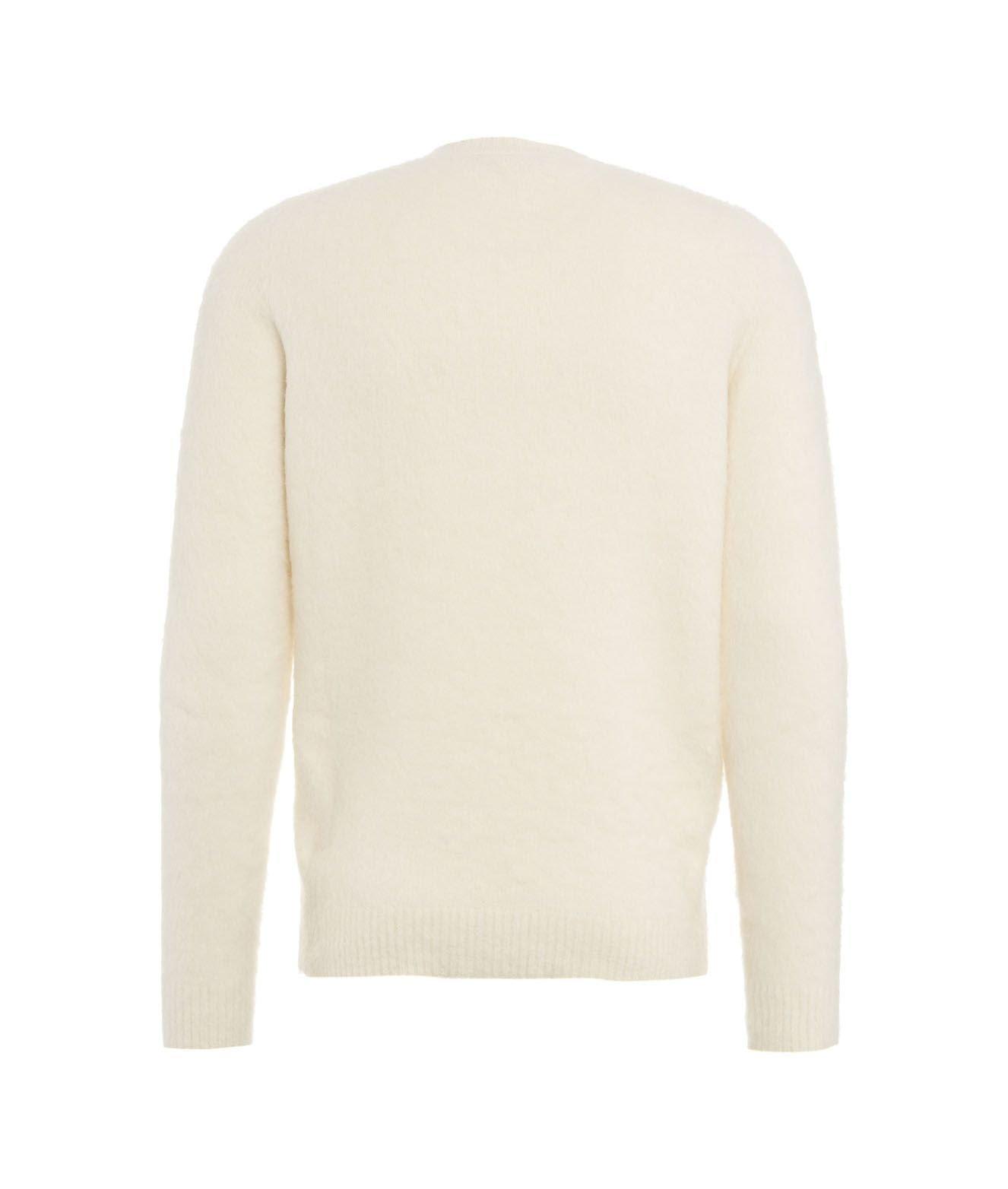 ROBERTO COLLINA FLUFFY KNIT SWEATER 