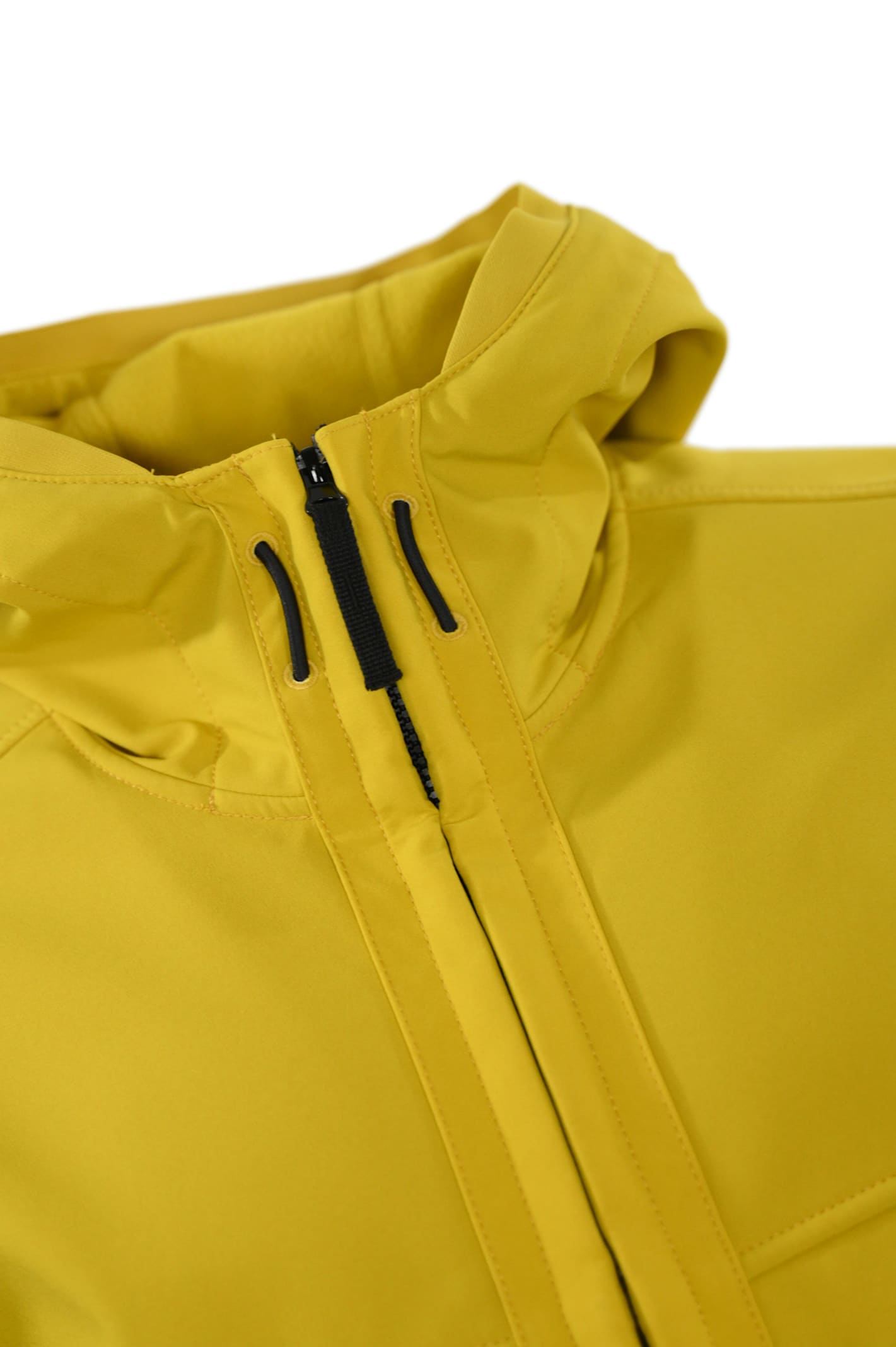 Shop Stone Island Soft Shell-r Jacket Q0322 In Mustard