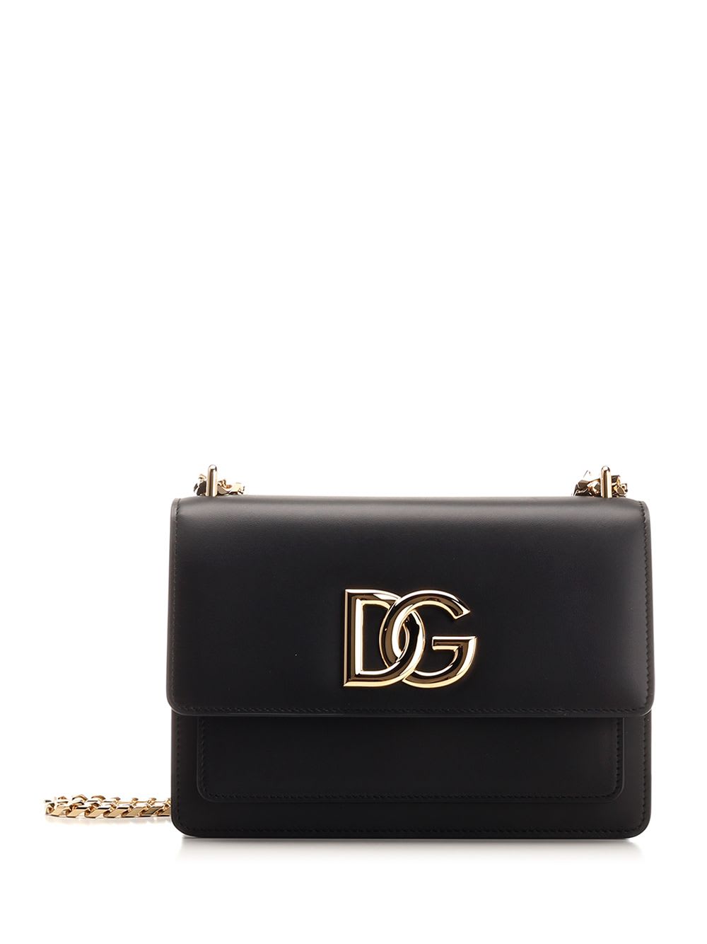 Shop Dolce & Gabbana 3.5 Shoulder Bag In Black