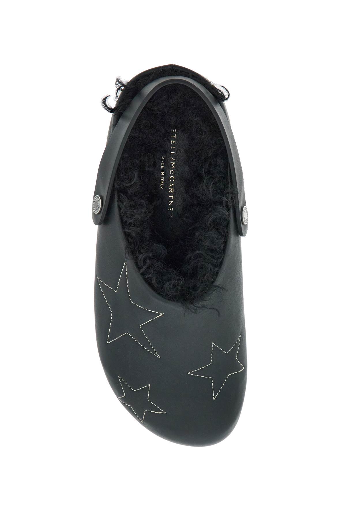 Stella Mccartney Black Alter Mat Elyse Slippers In Black