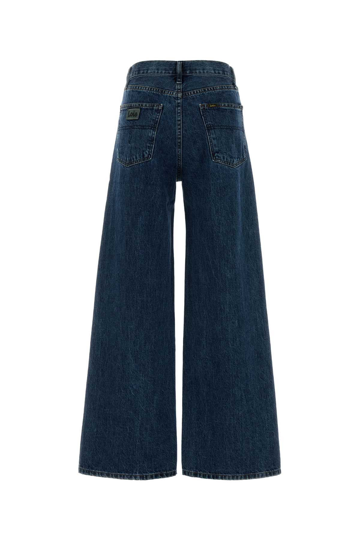 Lois Denim Wide-leg Jeans In Blue