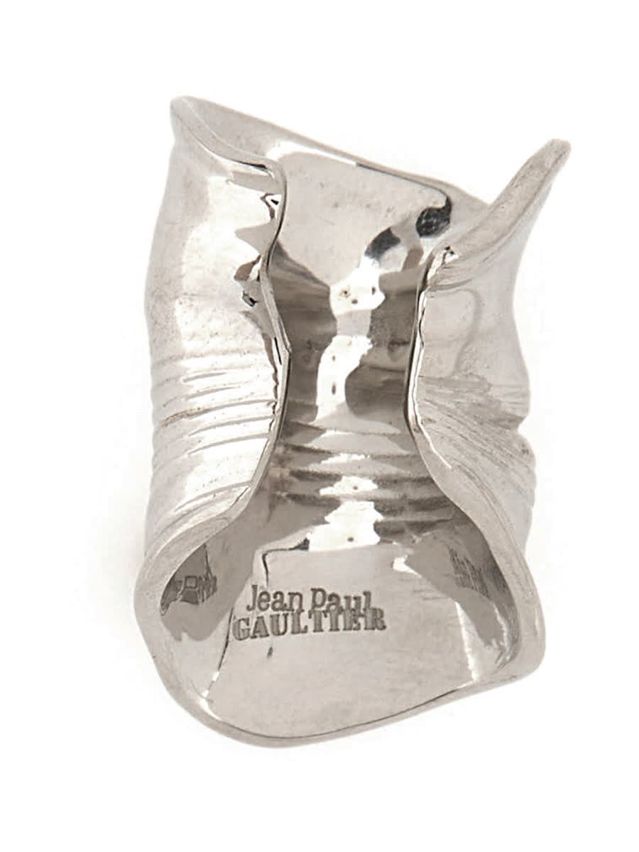 Jean Paul Gaultier The Crushed Can Earring In Metallic