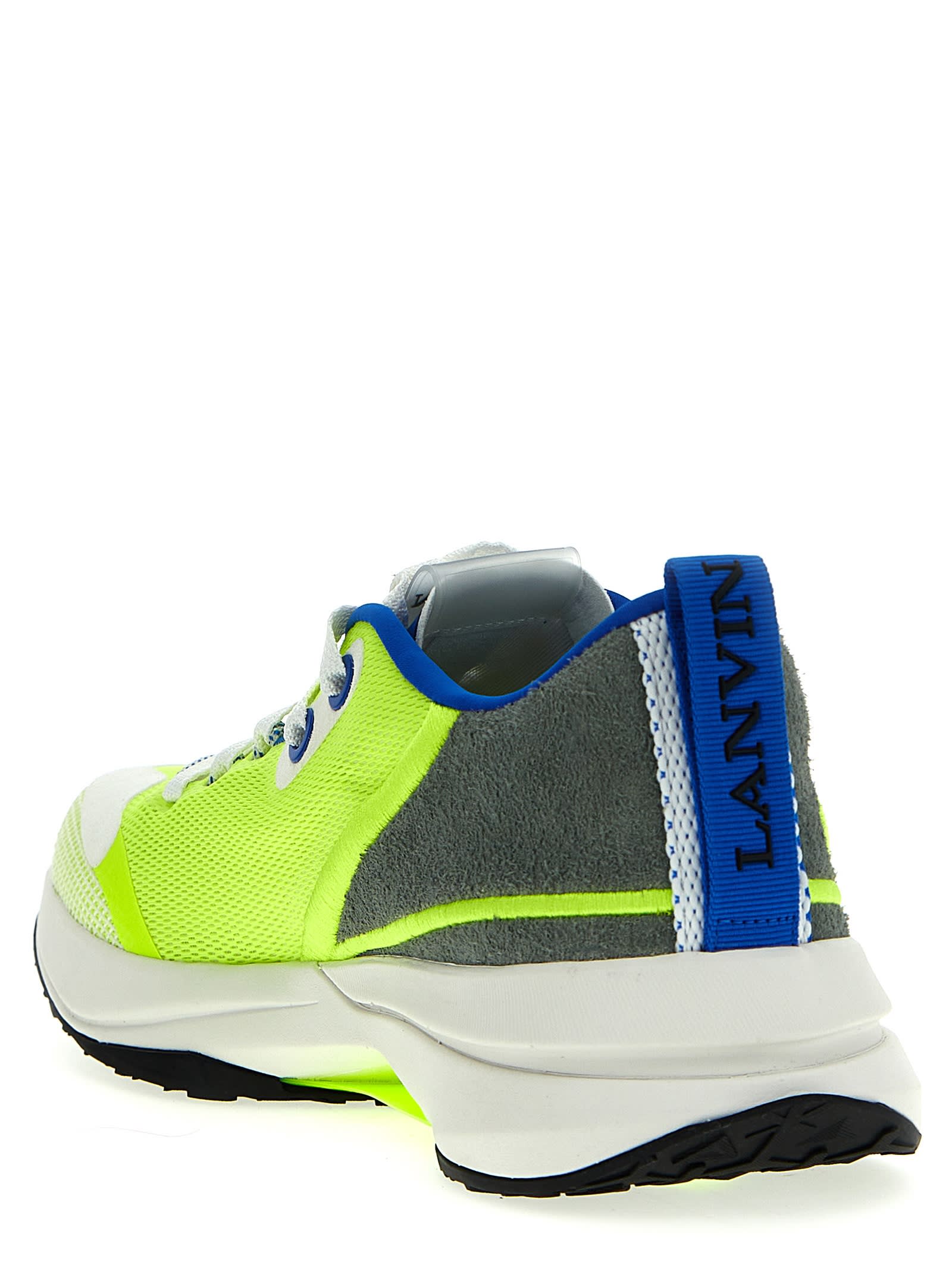 Shop Lanvin Runner Sneakers In Yellow