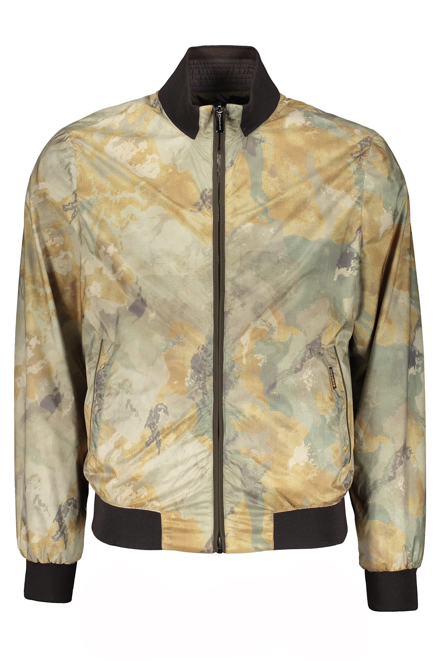 Moorer Reversible Bomber Jacket In Neutral