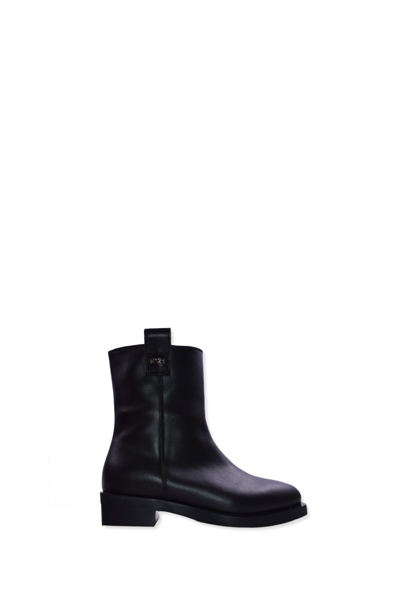 N°21 LEATHER ANKLE BOOTS