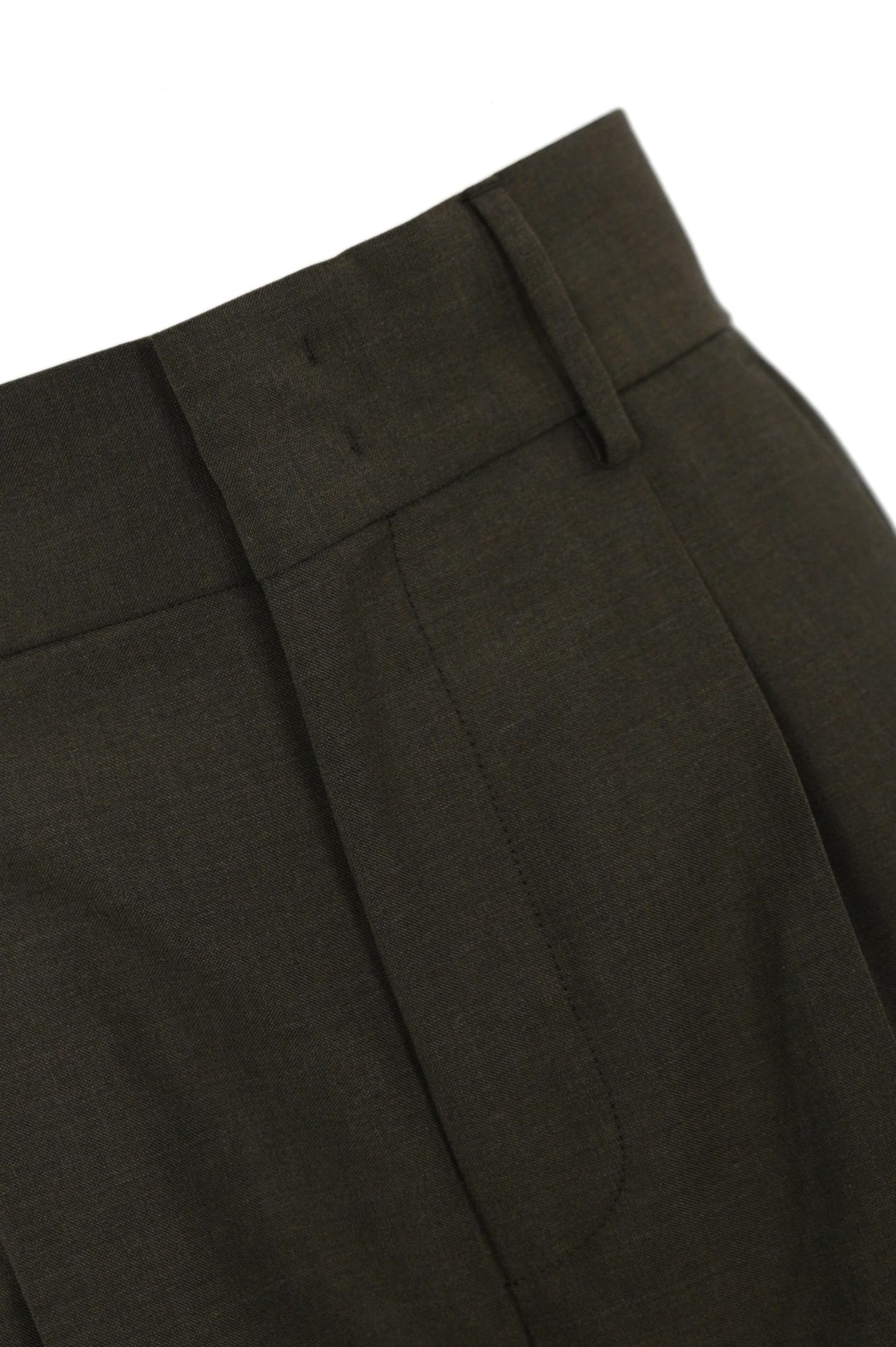 Philosophy Di Lorenzo Serafini Oversized Trousers In Cool Wool Blend In Marrone